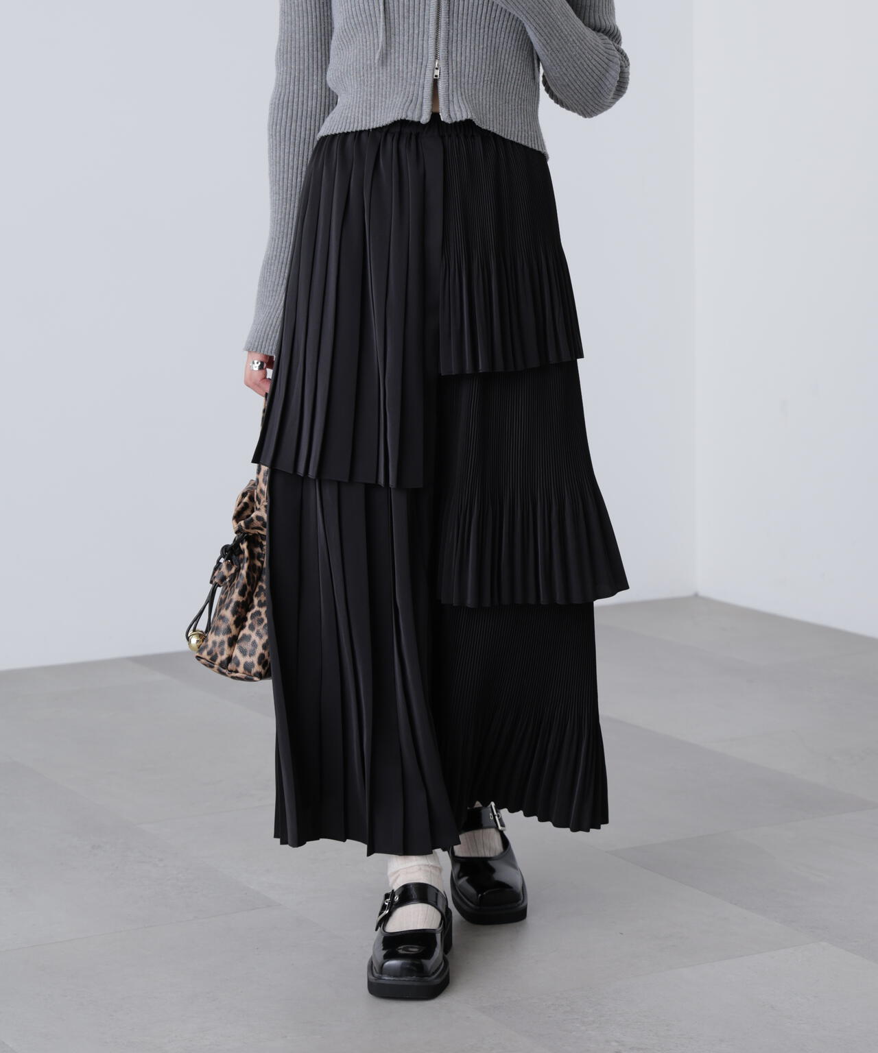 追加生産予約】ランダムプリーツティアードスカート | FREE'S MART