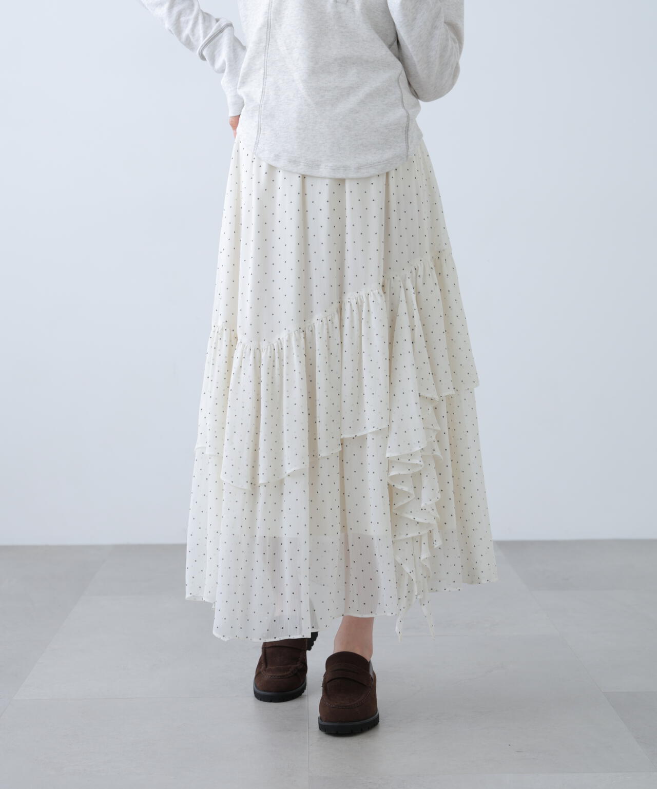【一部追加生産予約】アソートイレヘムフリルスカート