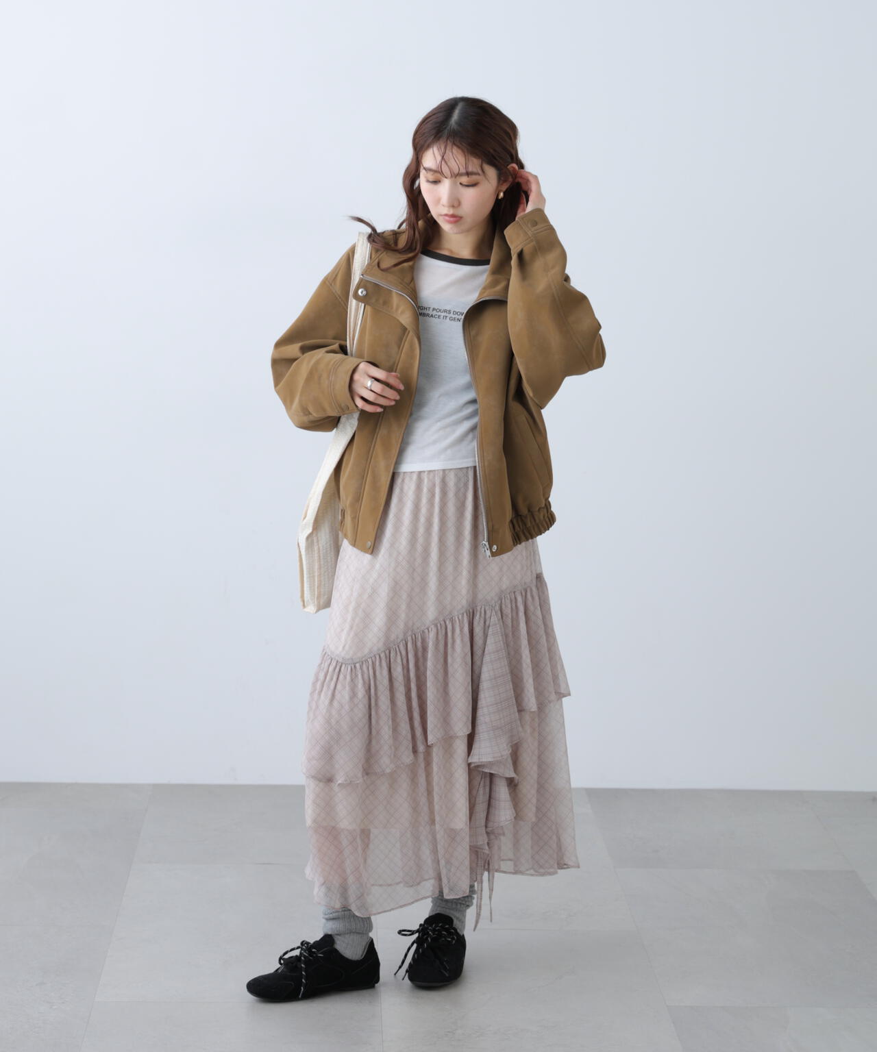 アソートイレヘムフリルスカート