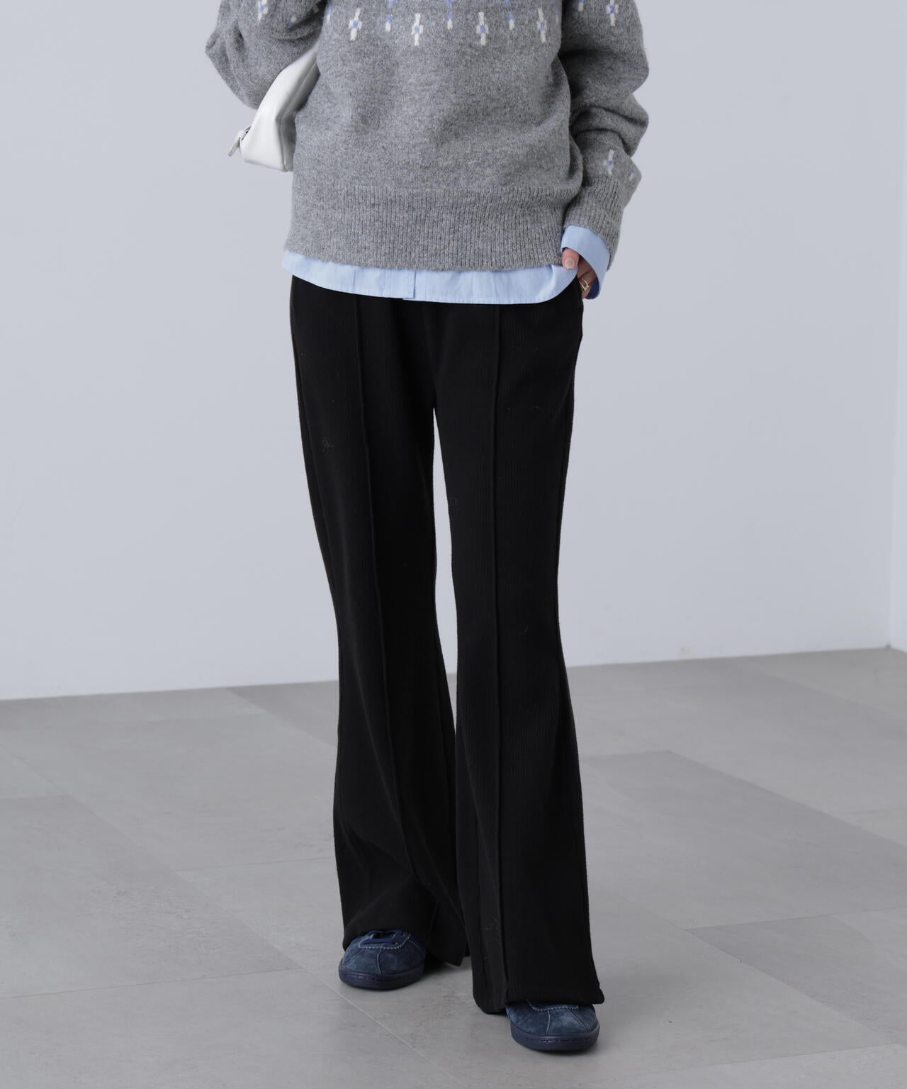 新品　リブフレアパンツ 楽天市場】リブフレアパンツの通販