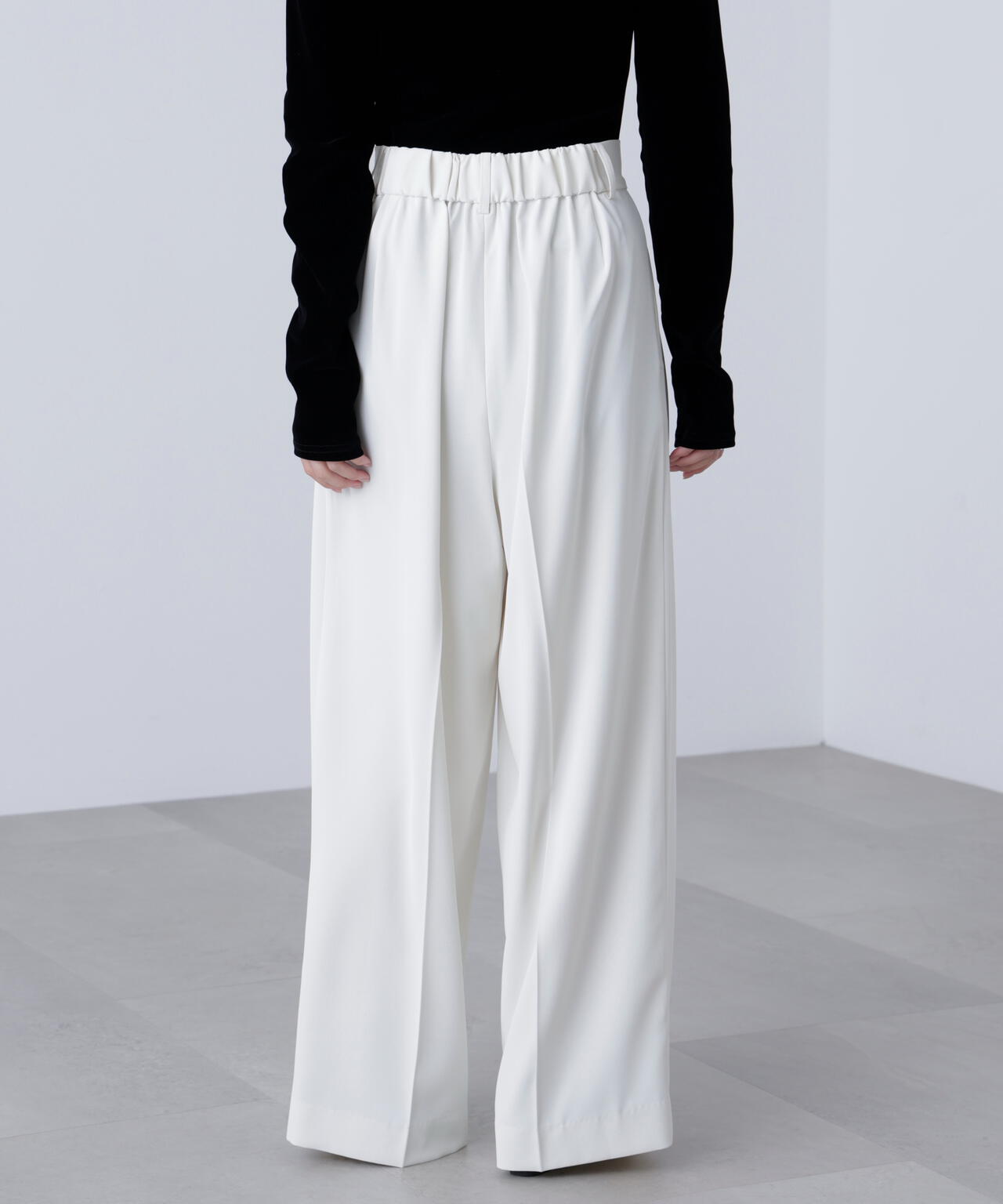 【はかな企画】【低身長向けXXSあり】2タックハイウエストスラックス〈ＭＦＭ〉