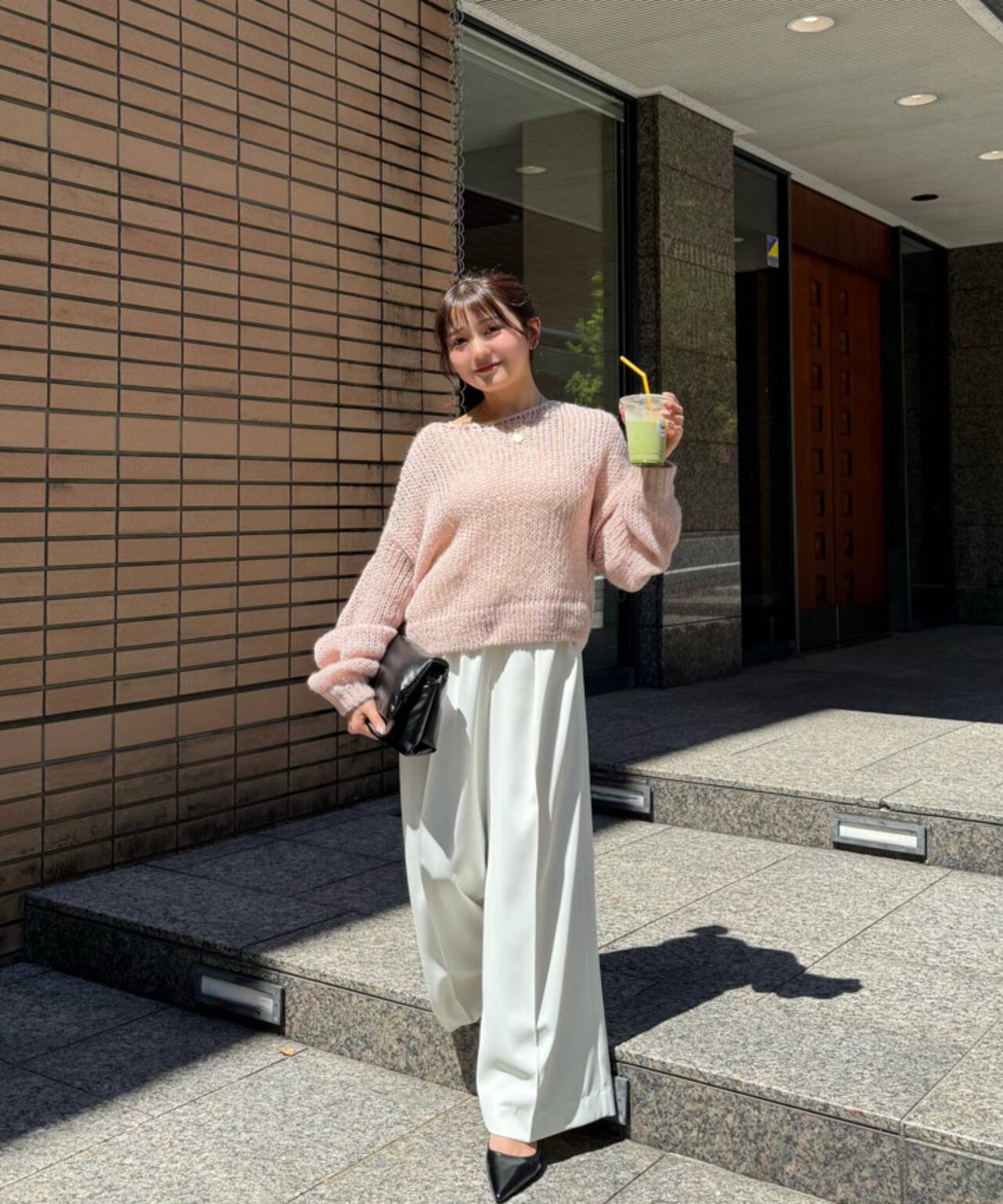 【はかな企画】【低身長向けXXSあり】2タックハイウエストスラックス〈ＭＦＭ〉