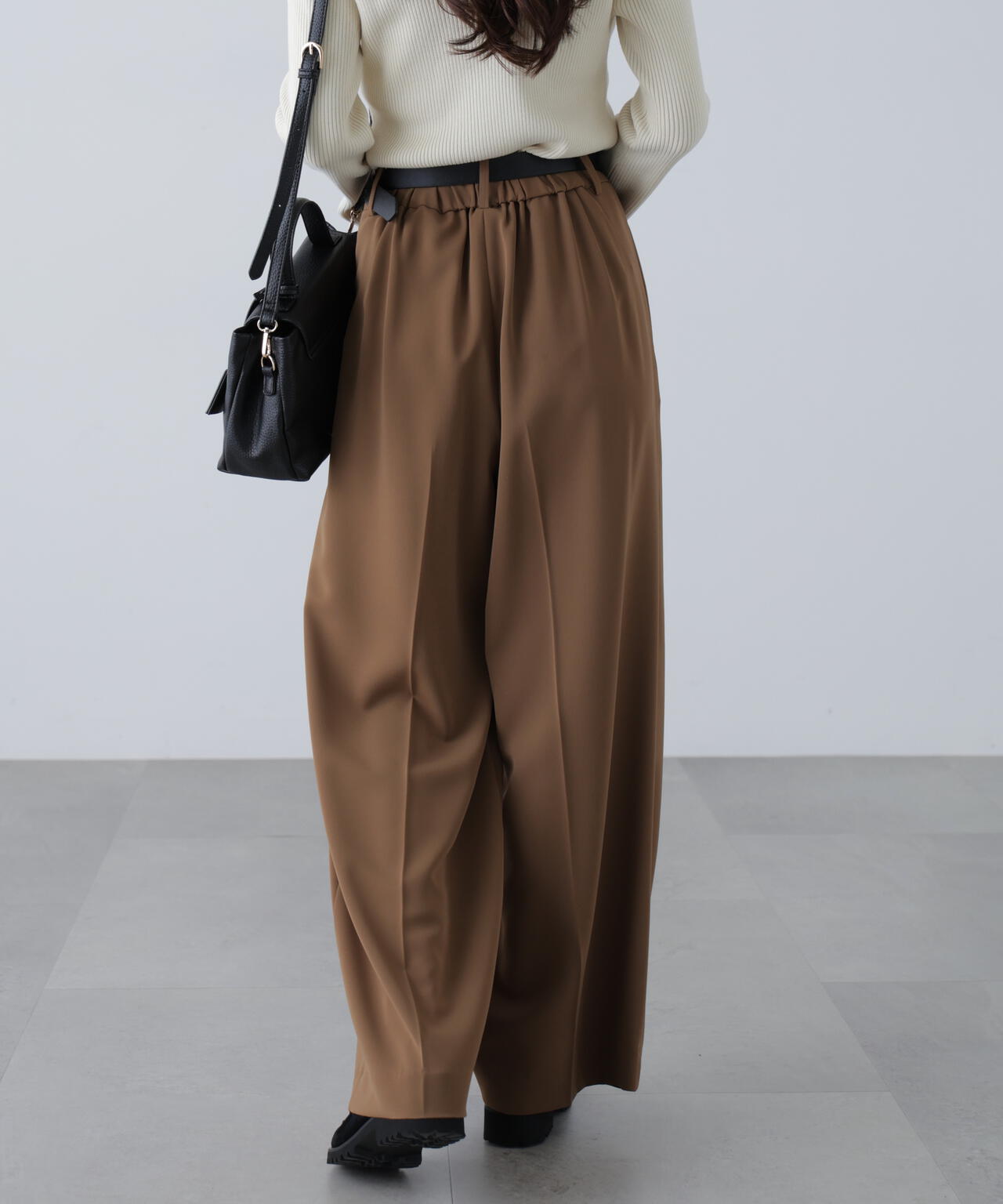 【はかな企画】【低身長向けXXSあり】2タックハイウエストスラックス〈ＭＦＭ〉