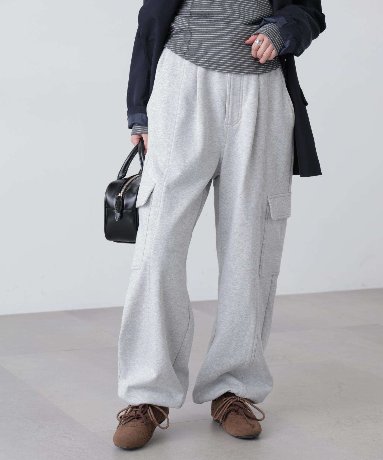 裏毛カーゴパンツ