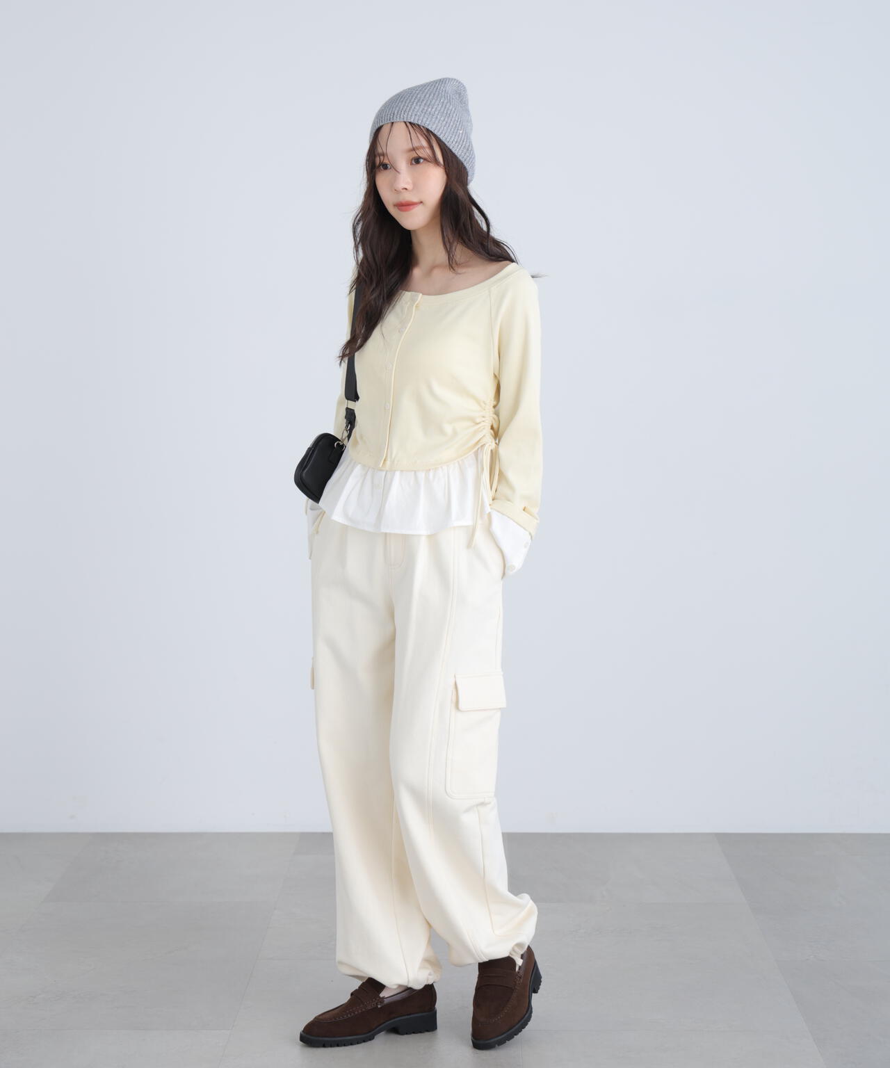 裏毛カーゴパンツ