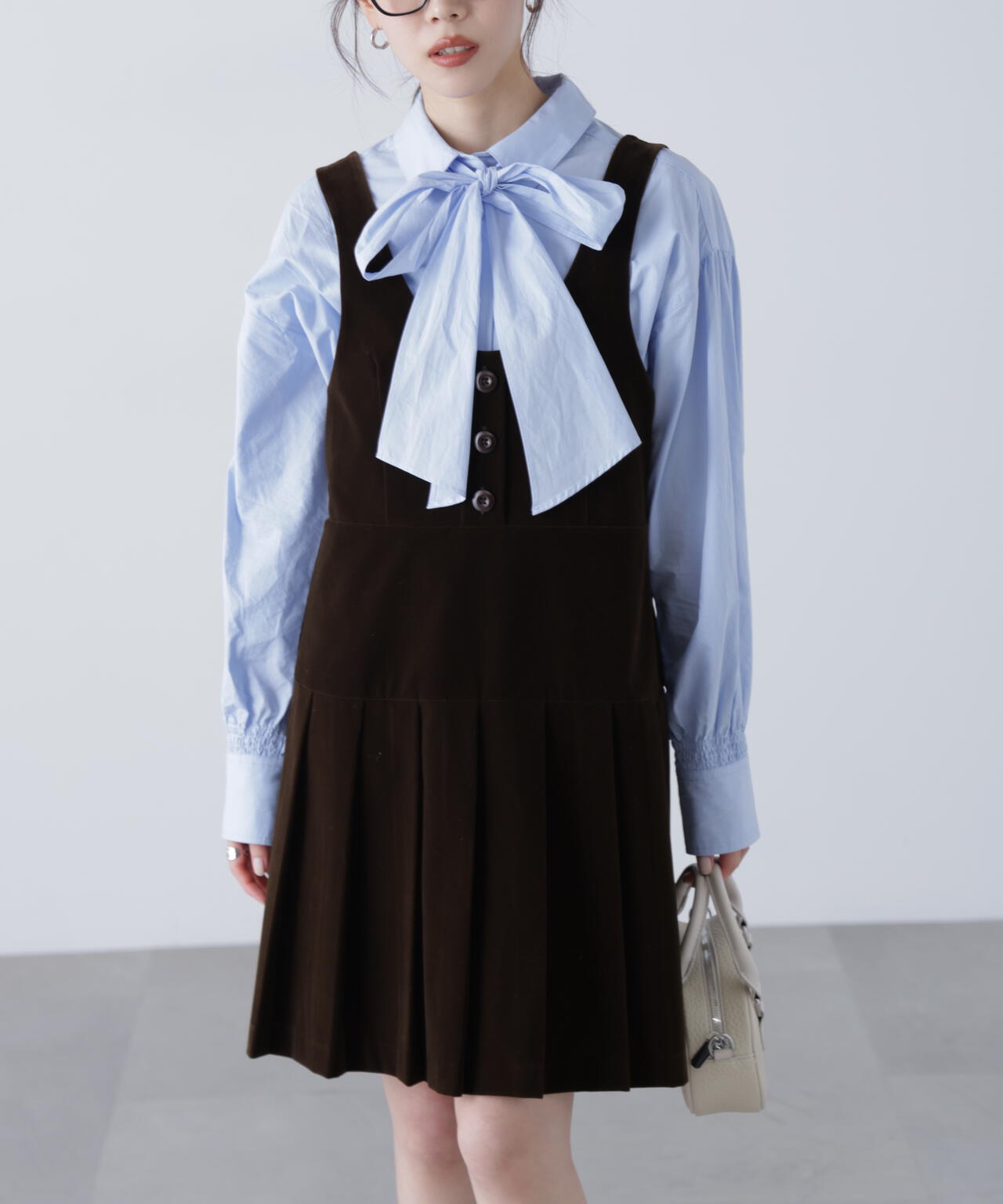 ローウエストプリーツジャンパースカート | FREE'S MART（フリーズ