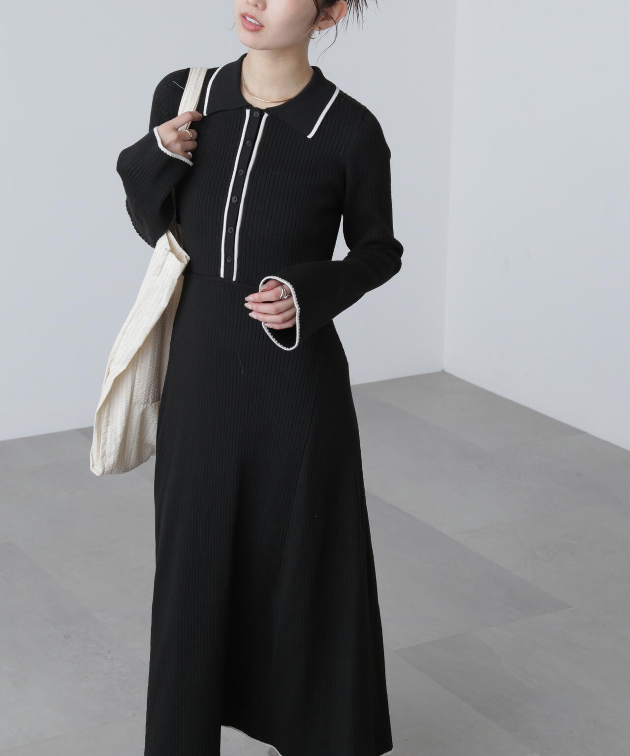 ポロニットワンピース