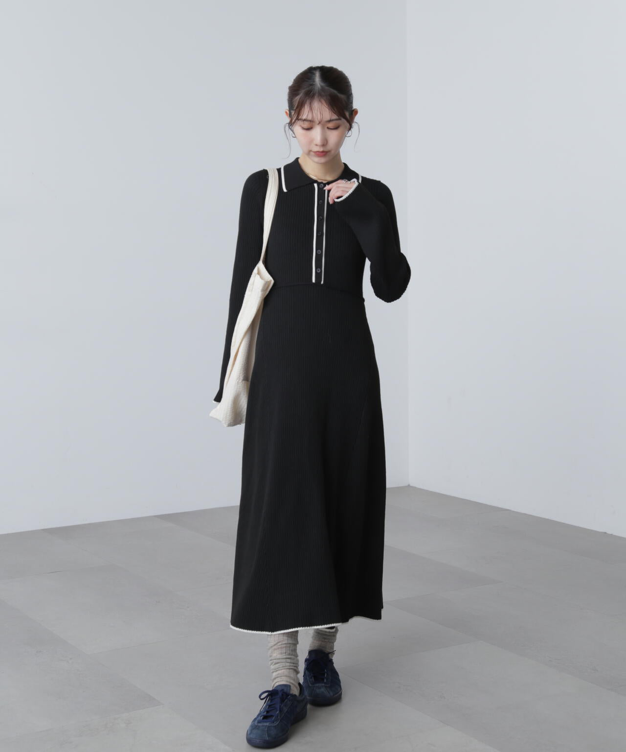 ポロニットワンピース