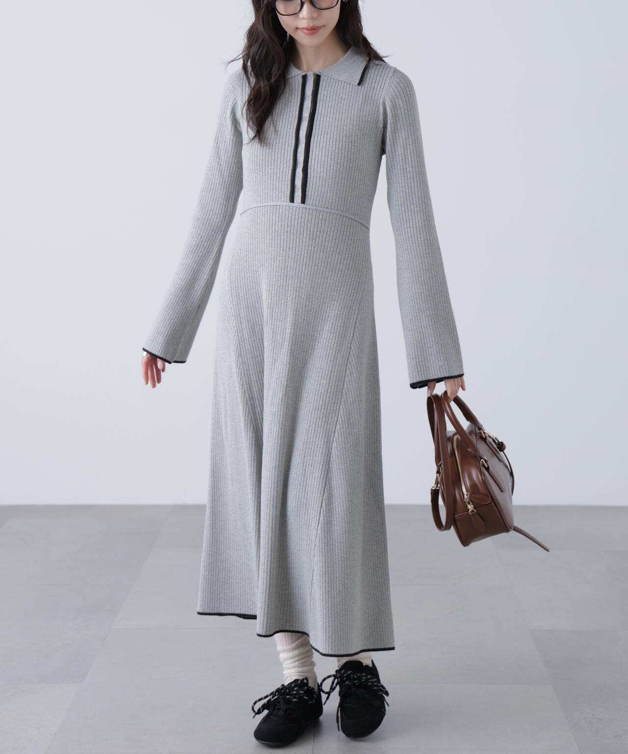 ポロニットワンピース