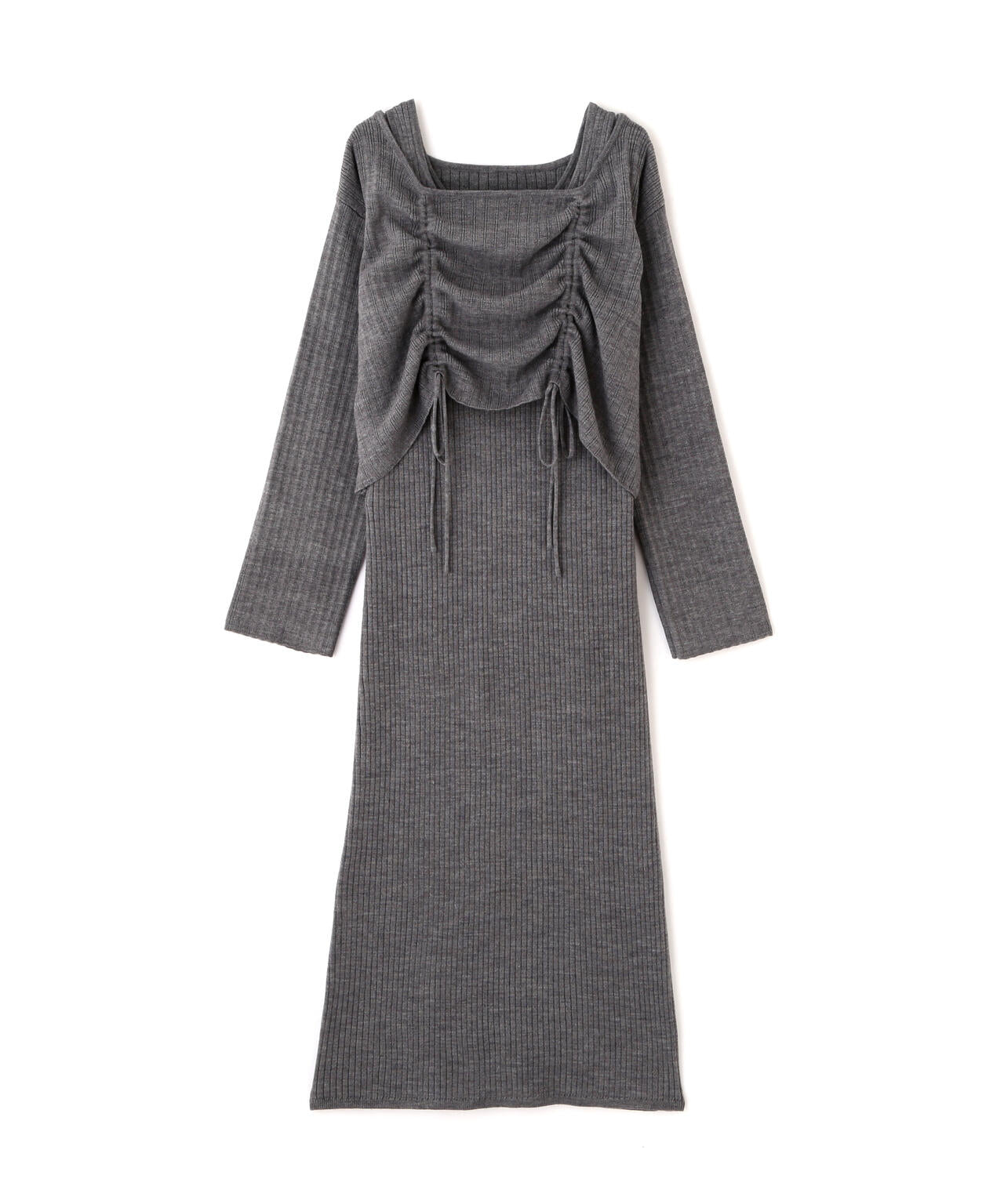 ドロストリブニットセットアップ