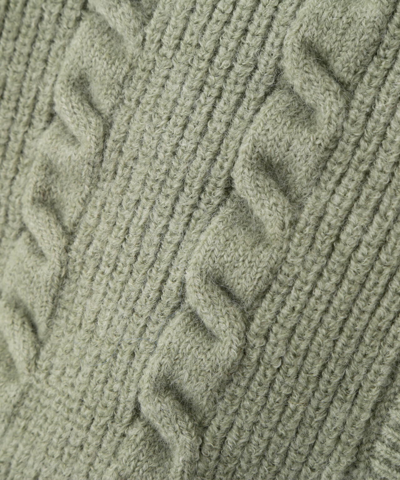 ケーブルニットカーデ×ワンピースセット