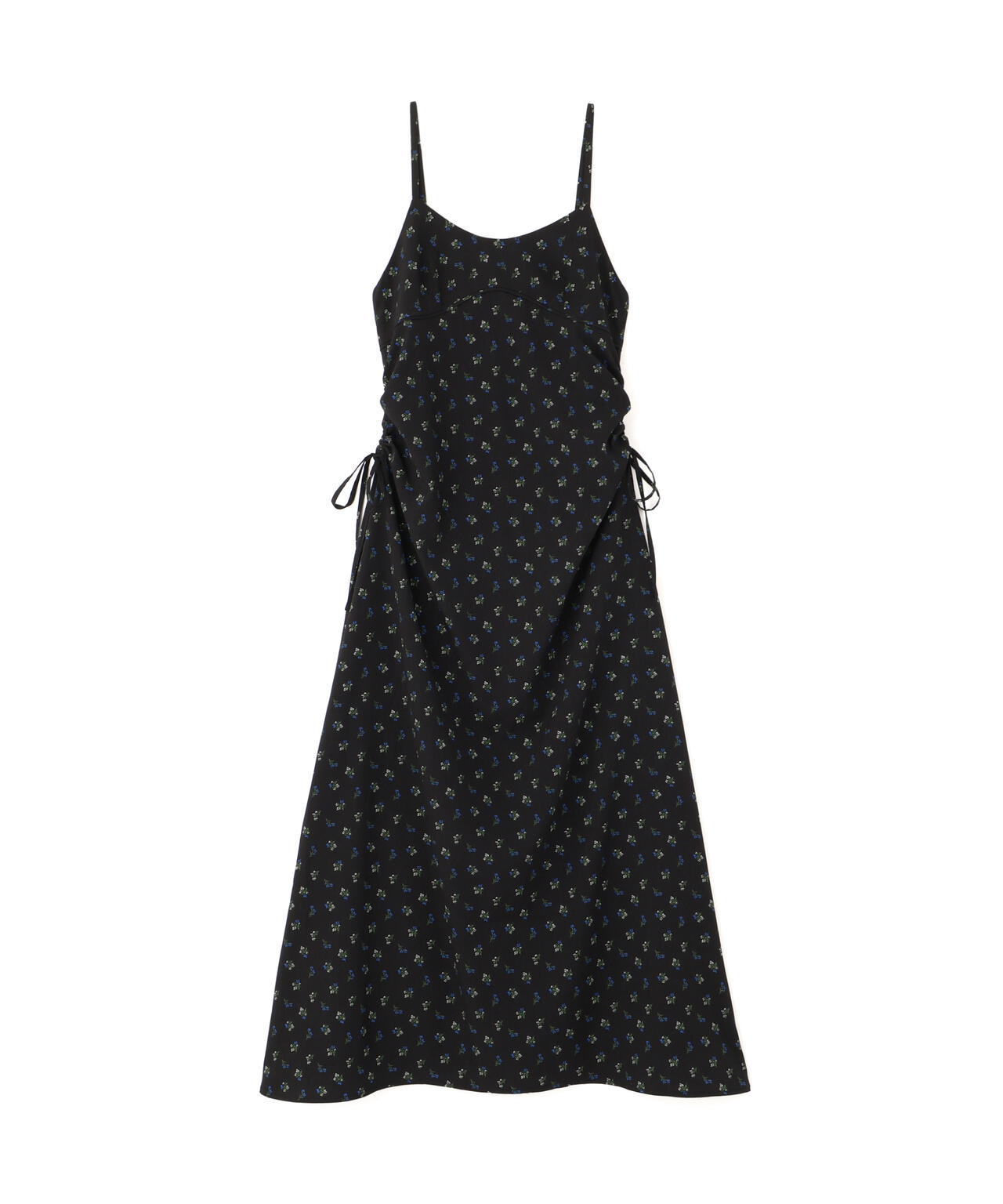 小花柄ドロストキャミワンピース