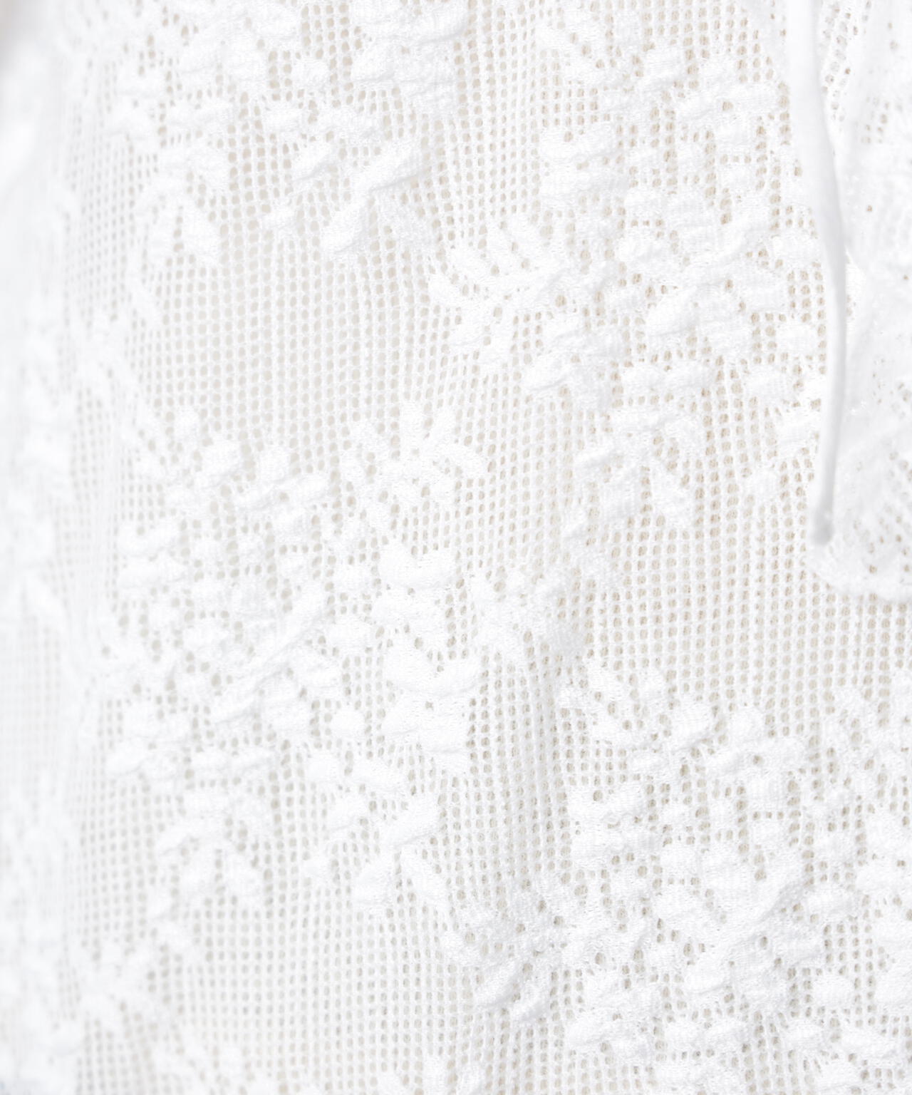 前開きラッフルフリルレースワンピース