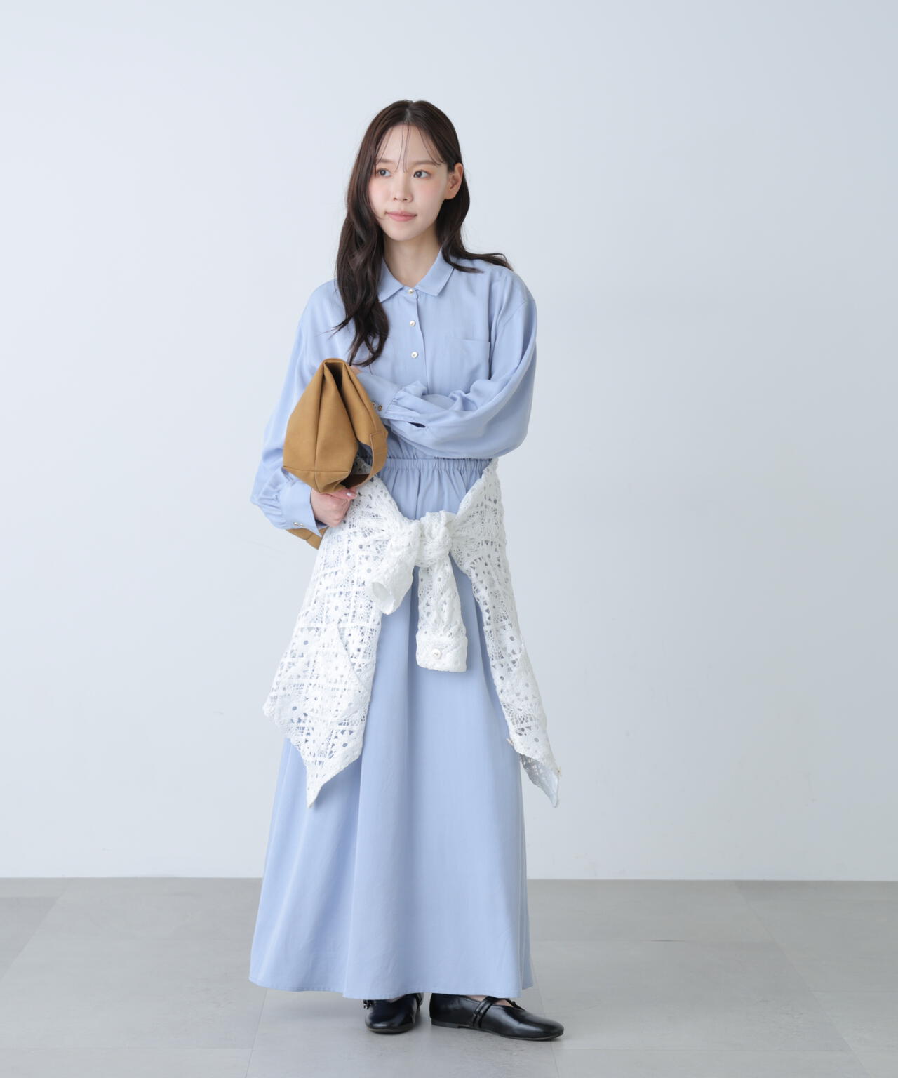 6/12 10:00～6/15 Special Coupon 対象商品】ロングシャツワンピース