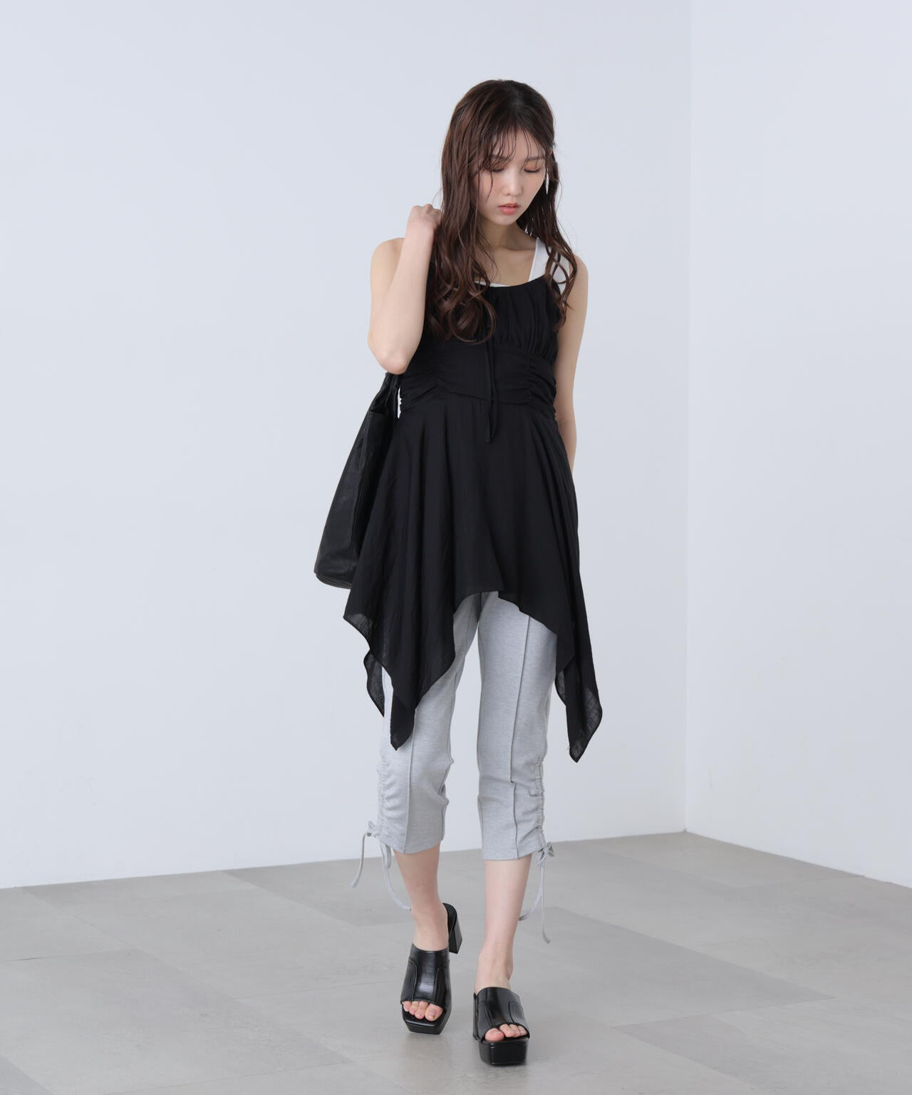 【オフベースドット 追加生産予約】イレヘムチュニックキャミワンピース