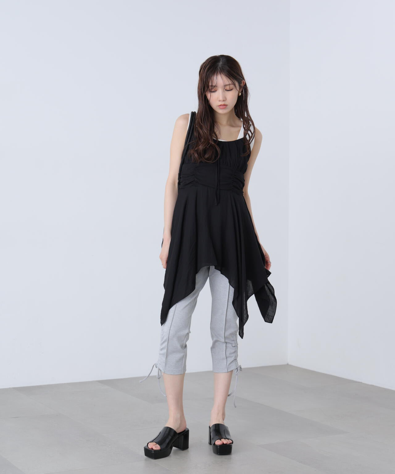 【オフベースドット 追加生産予約】イレヘムチュニックキャミワンピース