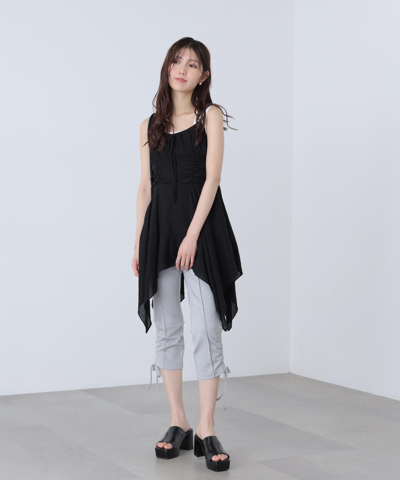 【オフベースドット 追加生産予約】イレヘムチュニックキャミワンピース