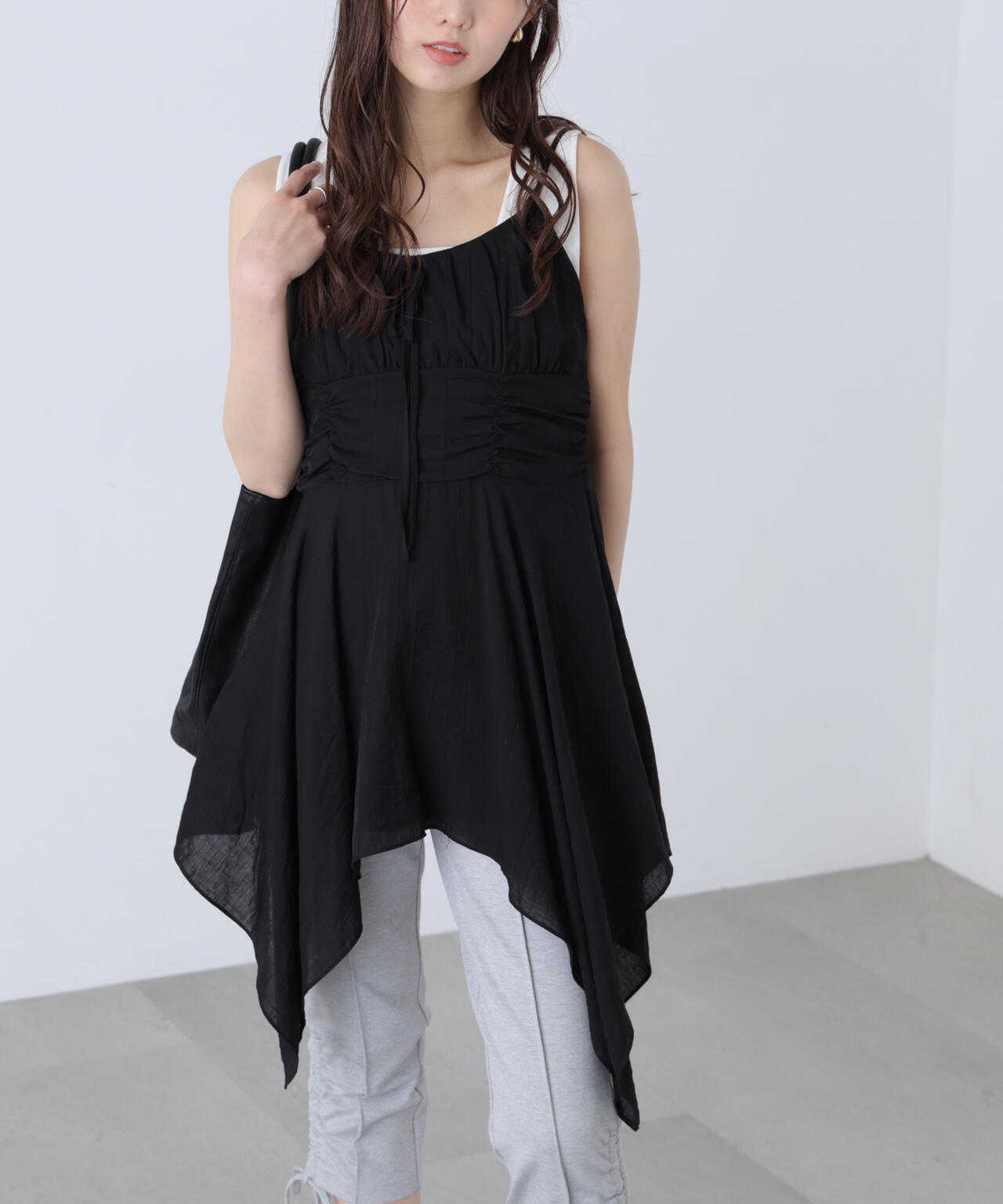 【オフベースドット 追加生産予約】イレヘムチュニックキャミワンピース