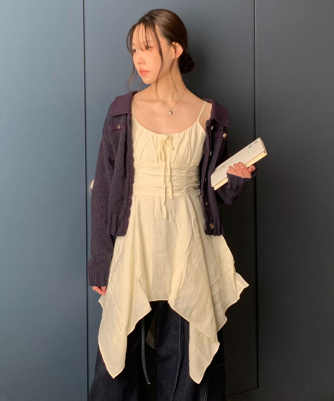 【オフベースドット 追加生産予約】イレヘムチュニックキャミワンピース