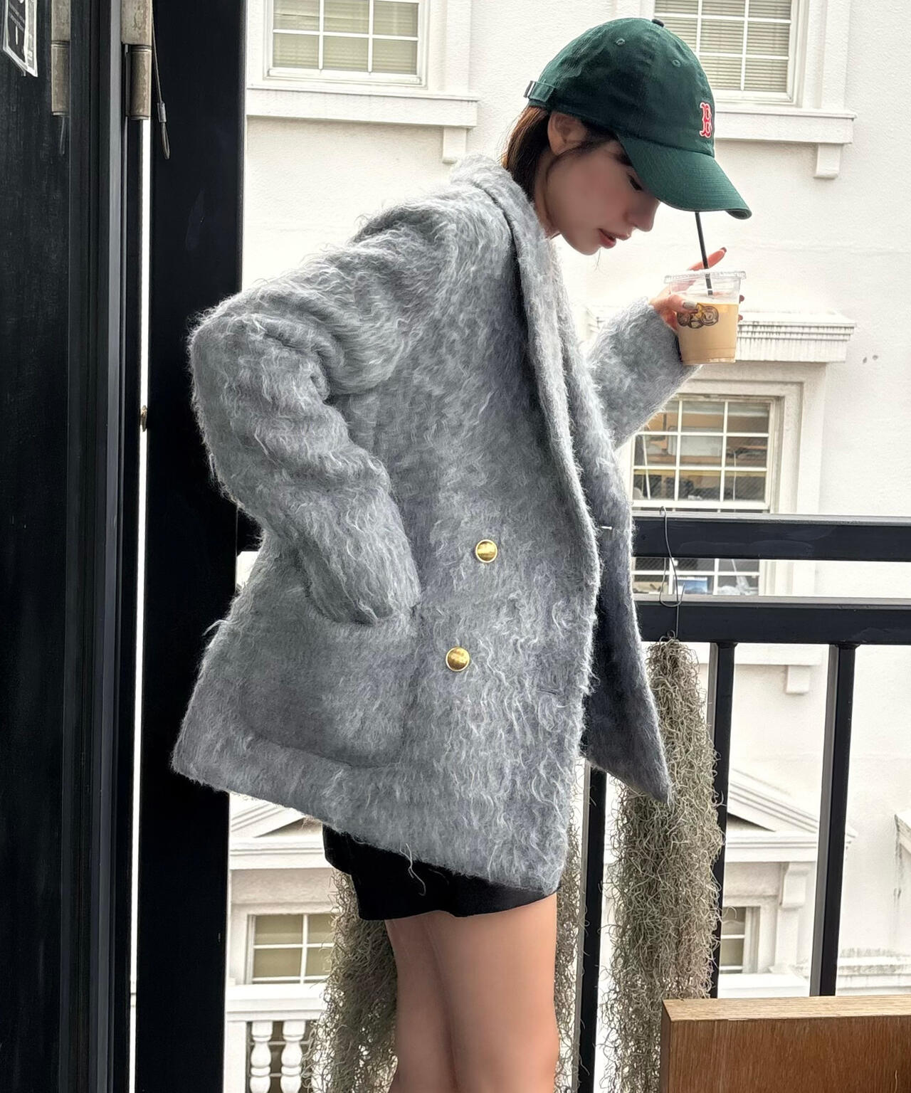 【MFM】シャギーダブルジャケット