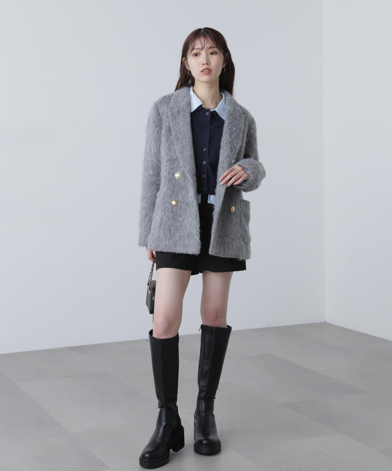 【MFM】シャギーダブルジャケット