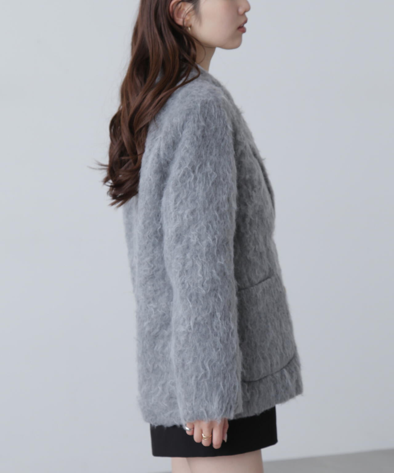 【MFM】シャギーダブルジャケット