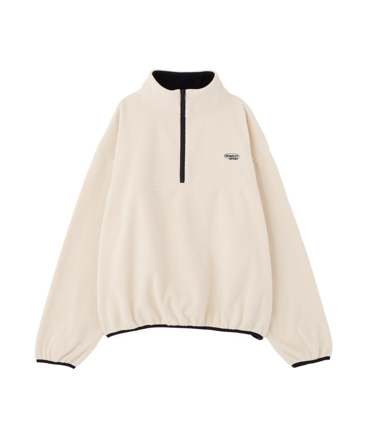 フリースハーフジッププルオーバー