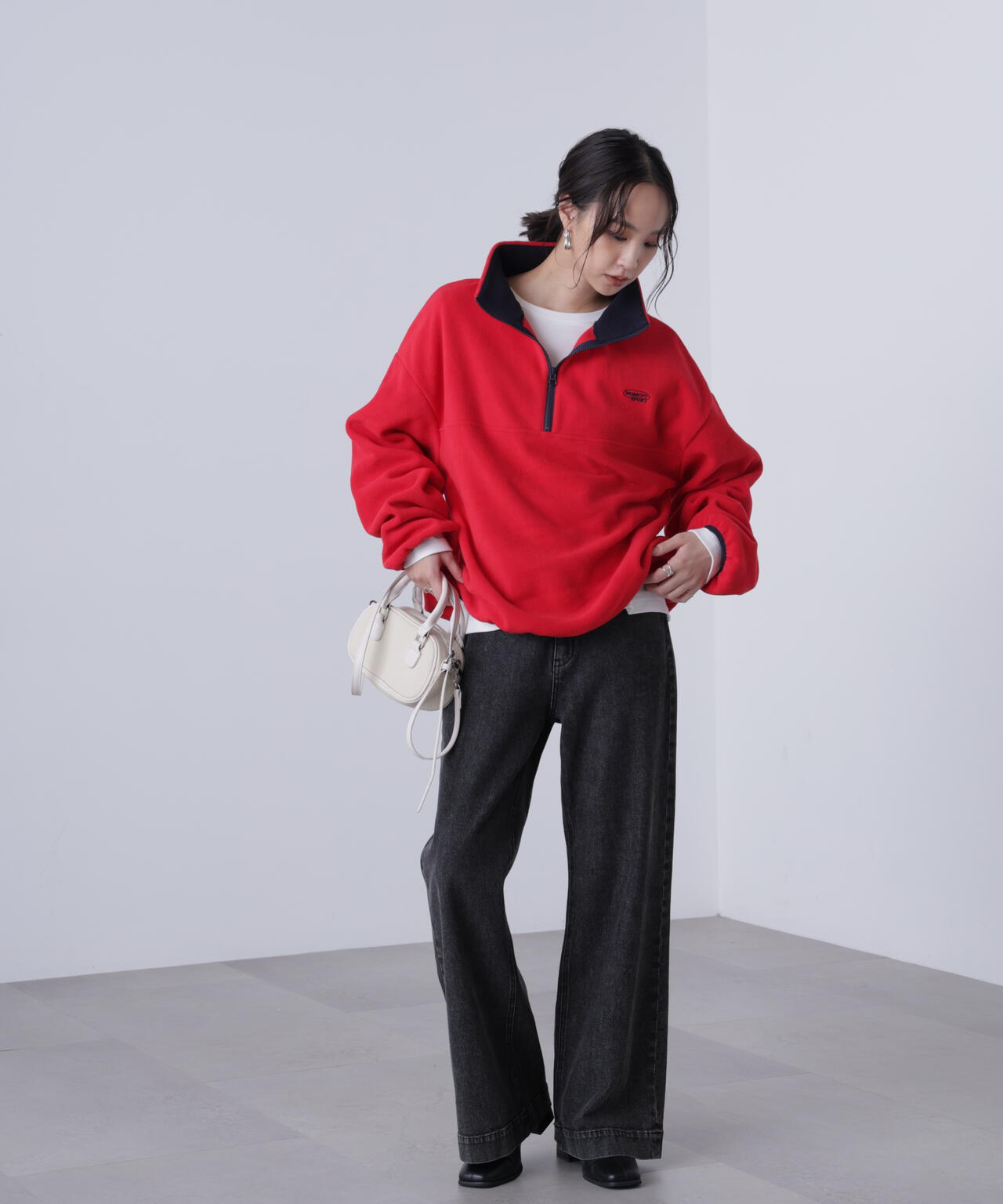 フリースハーフジッププルオーバー | FREE'S MART（フリーズマート