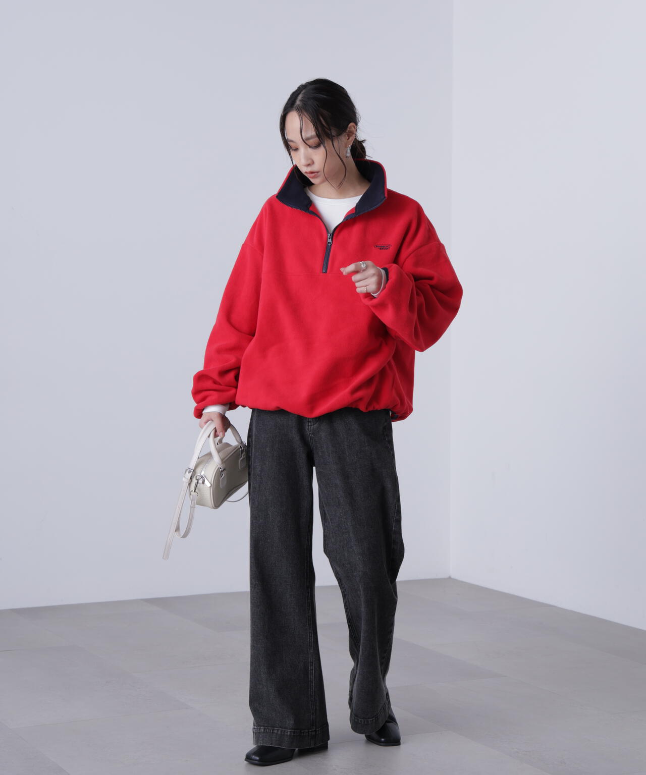 フリースハーフジッププルオーバー | FREE'S MART（フリーズマート