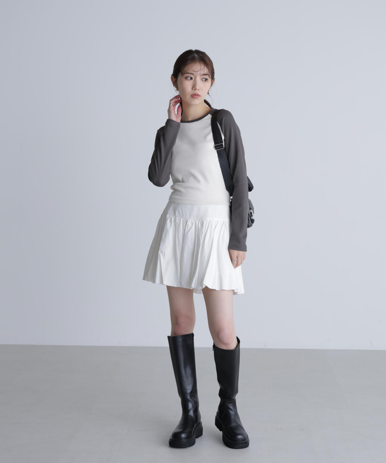 ラグラン長袖カットソー