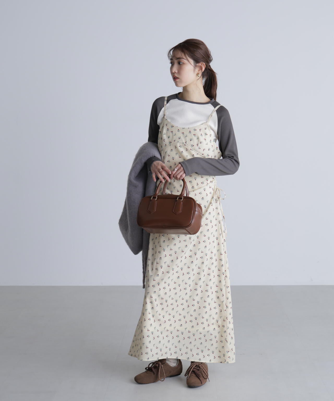 ラグラン長袖カットソー