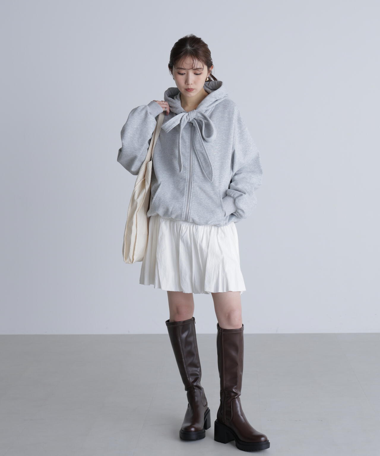 起毛ビッグリボンジップパーカー | FREE'S MART（フリーズマート