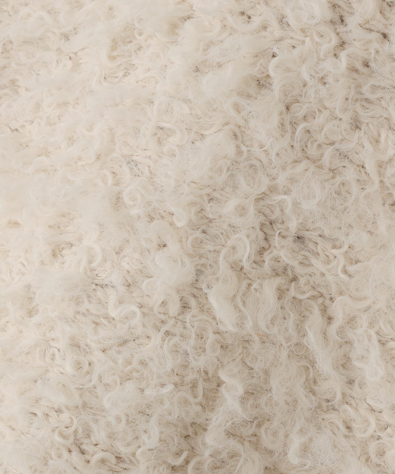 プードルボアショート丈ニットソー