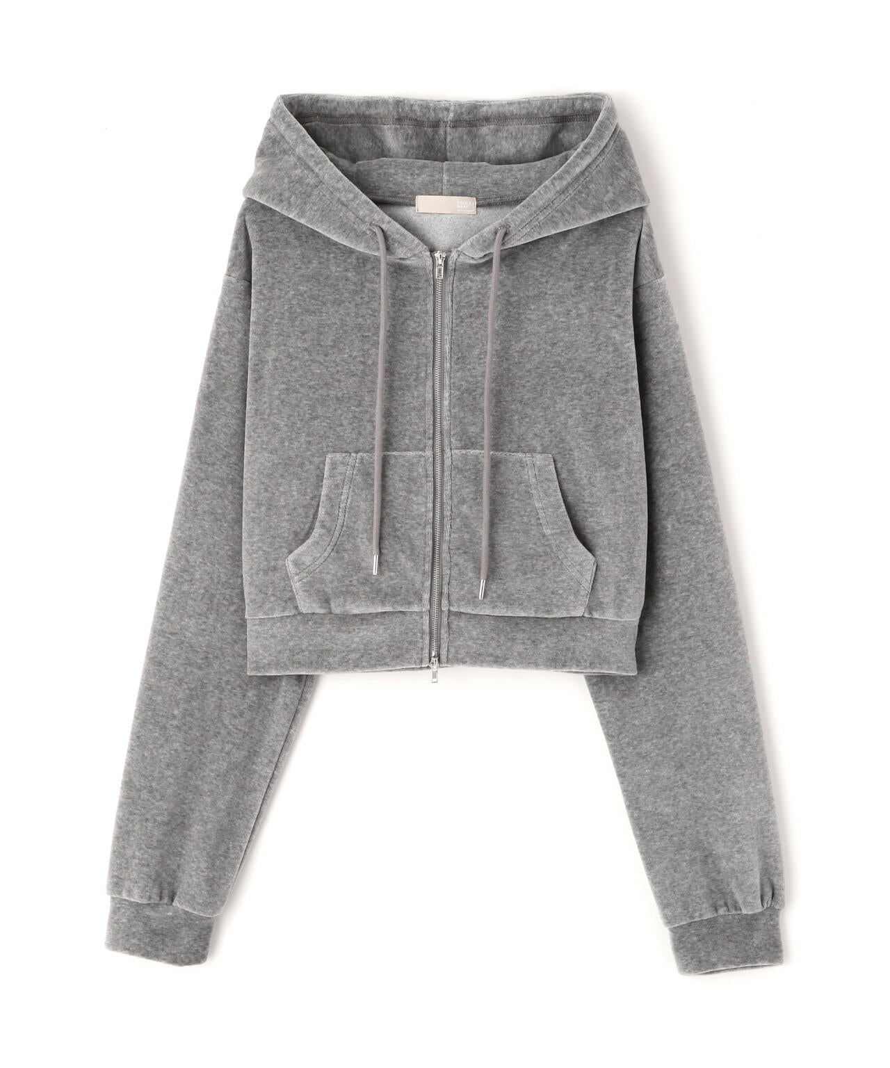 Ｗジップベロアパーカー