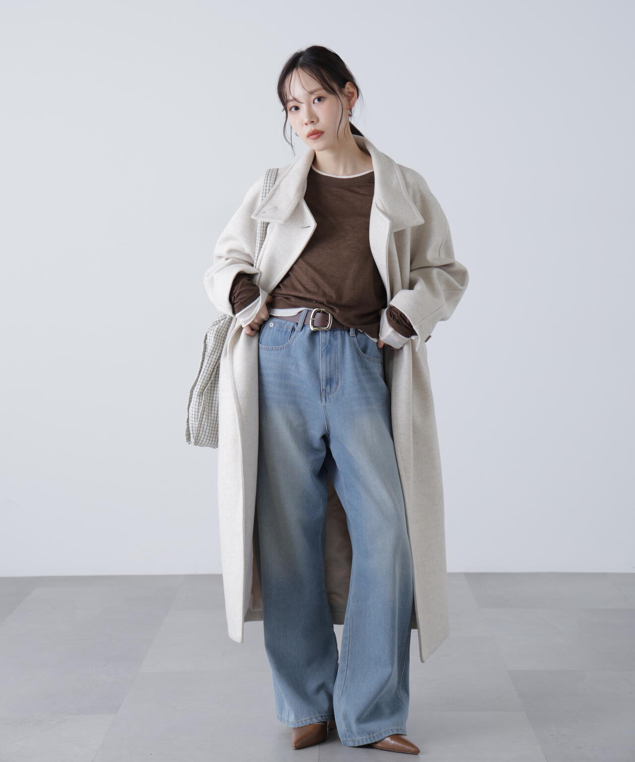 【追加生産予約】シアーテレコレイヤード風カットソー