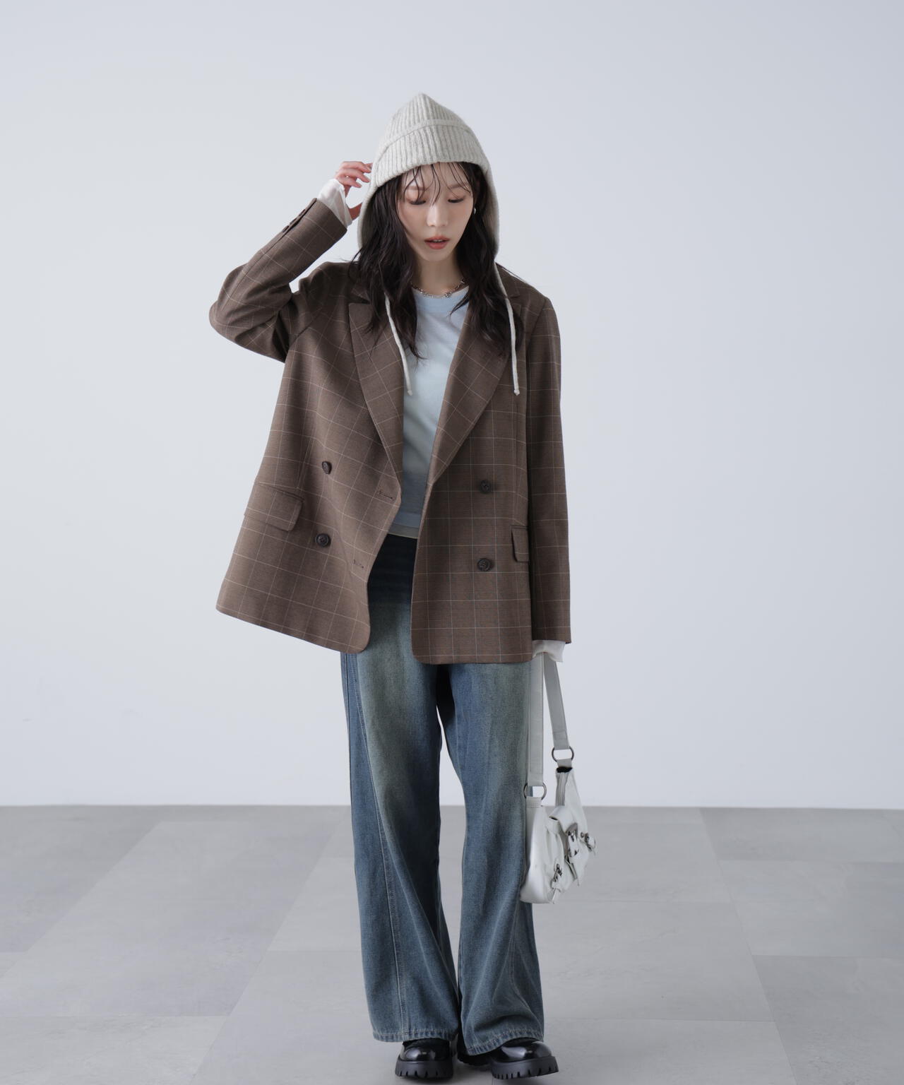 【追加生産予約】シアーテレコレイヤード風カットソー