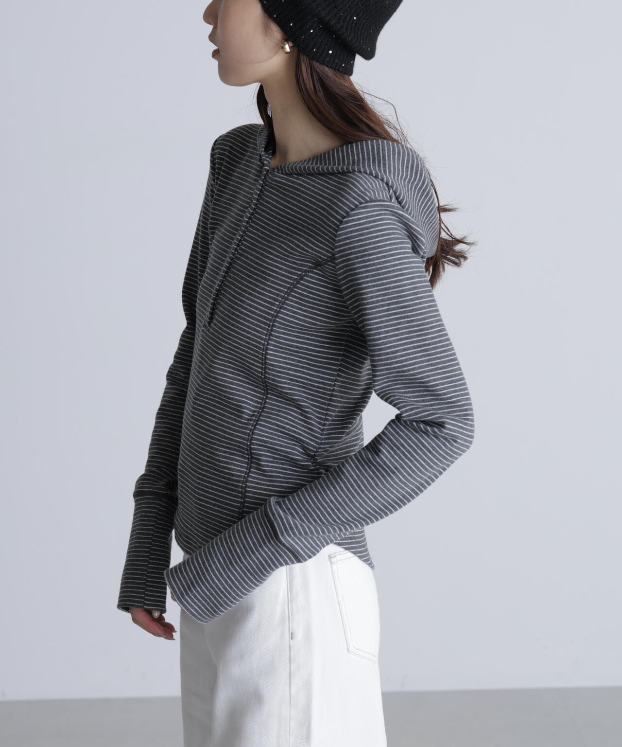 スキッパーカットソーフーディー