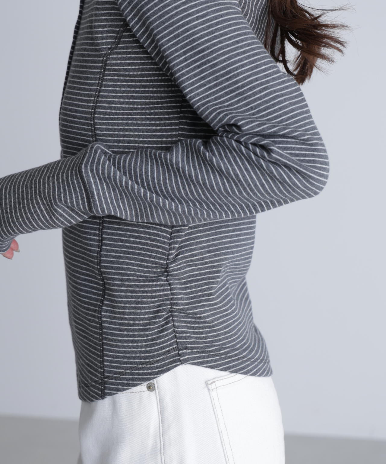 スキッパーカットソーフーディー