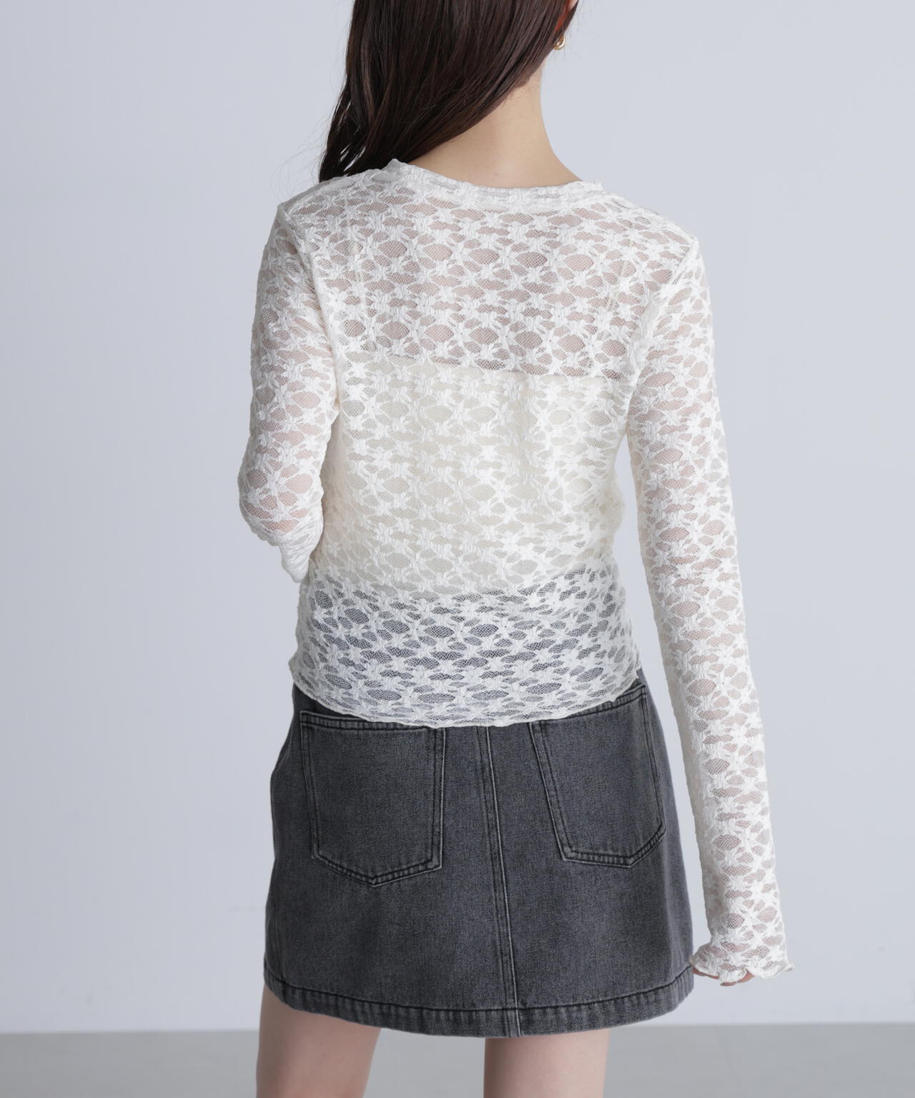 長袖レースカットソー | FREE'S MART（フリーズマート） ｜【公式