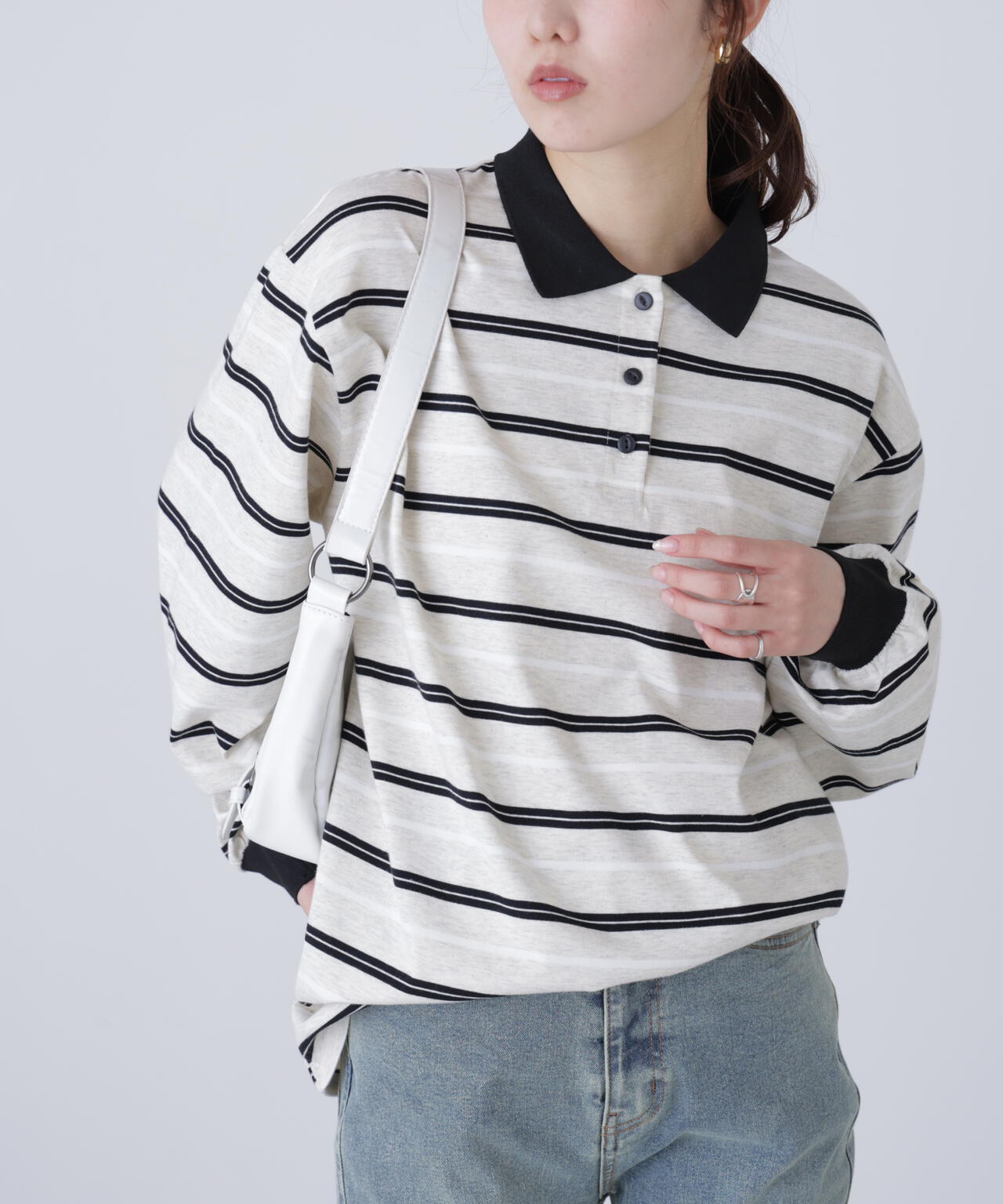 マルチボーダーラガーポロシャツ | FREE'S MART（フリーズマート