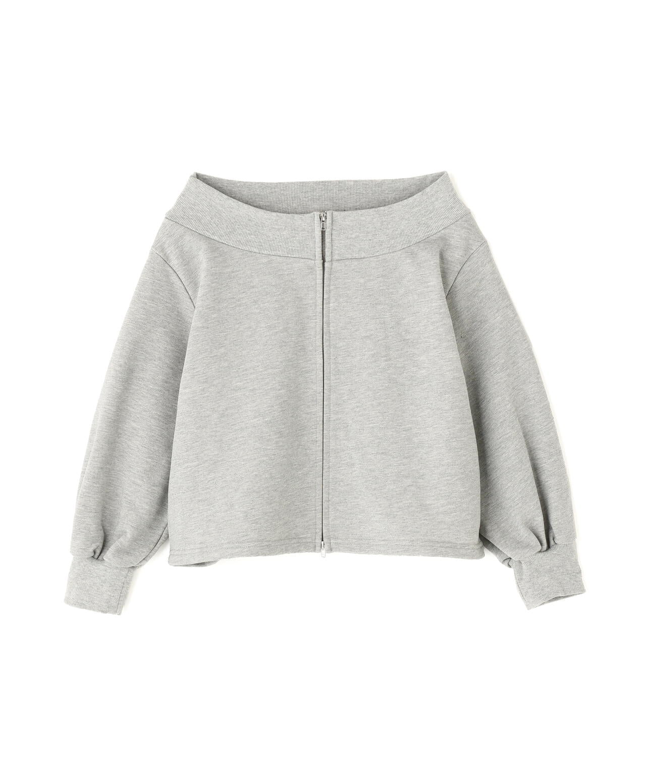 【MFM】袖バルーンオフショルZIPカットソー