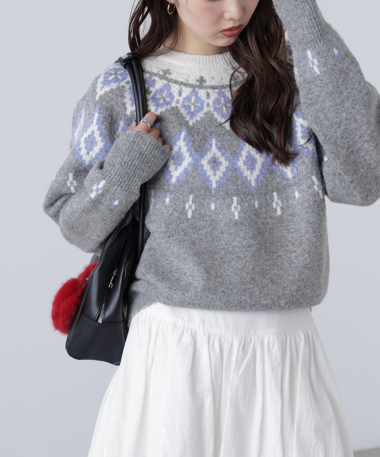 ウール混ノルディックニット | FREE'S MART（フリーズマート