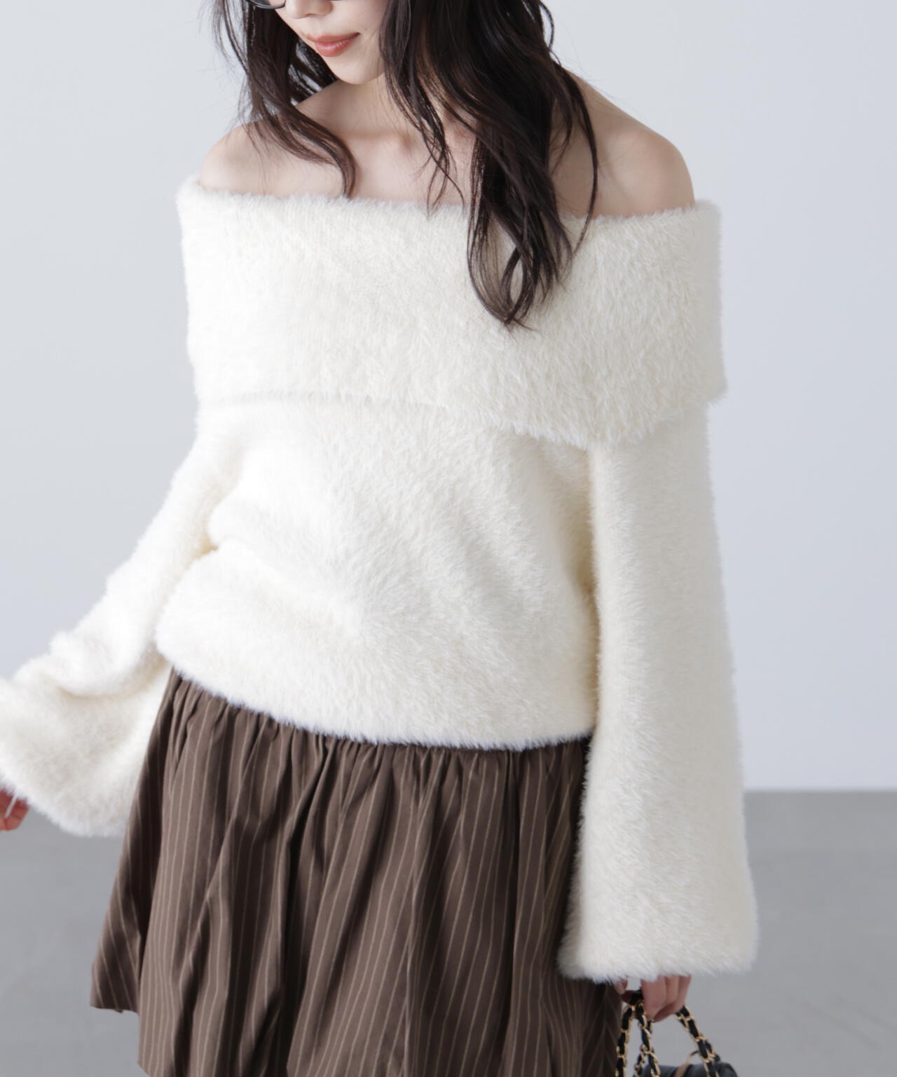 オフショルシャギーニット | FREE'S MART（フリーズマート） ｜【公式