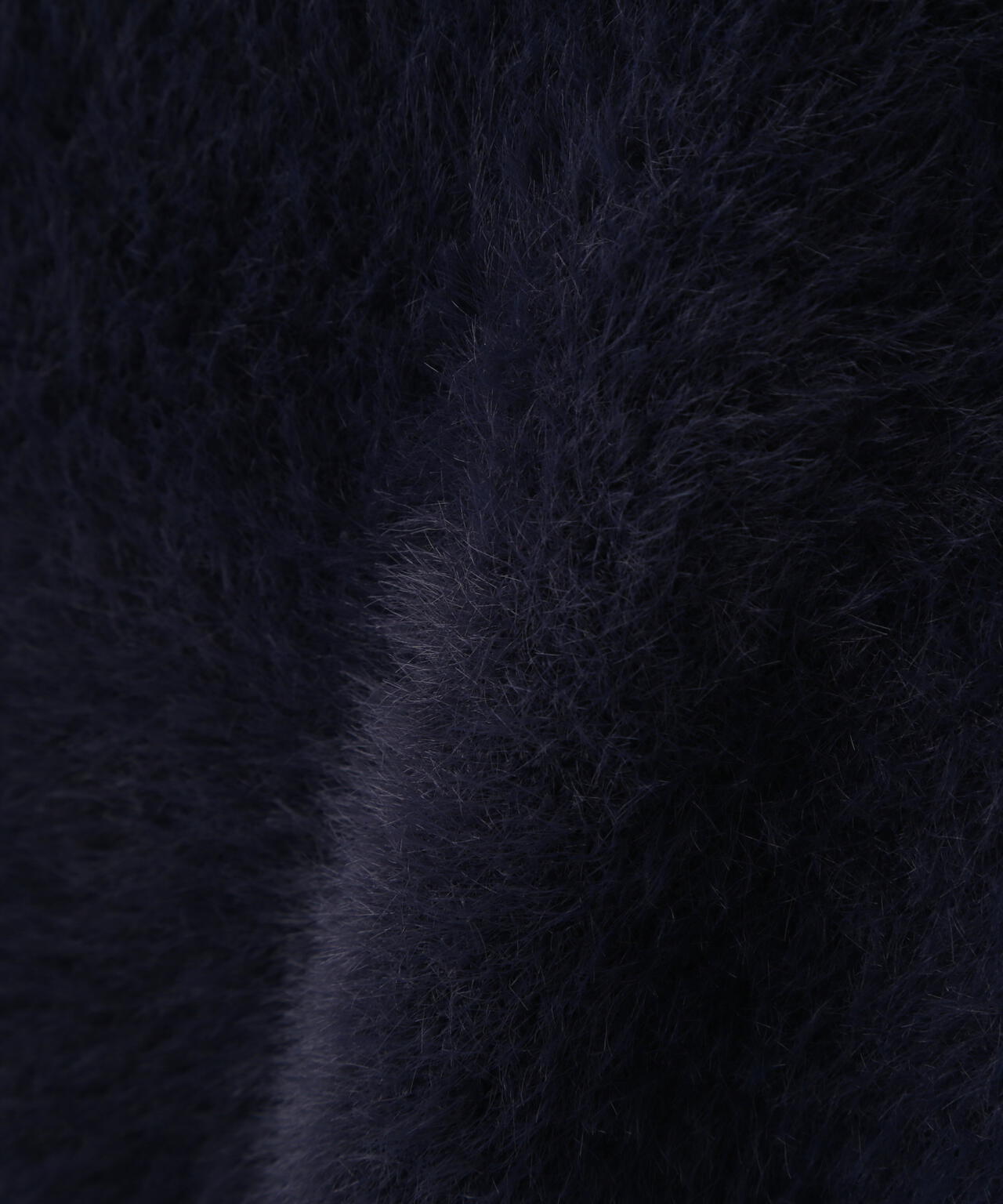 オフショルシャギーニット