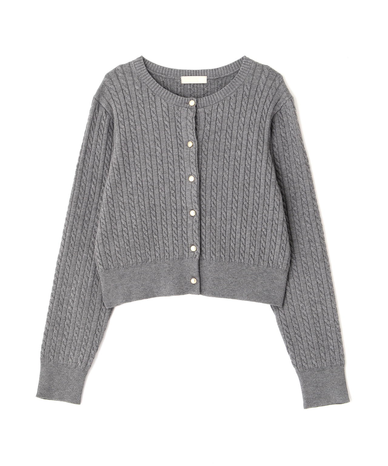 ピルグリム　カーディガン　XL　ブラック　ケーブル オフxブラックボーダー 追加生産予約】金ボタンミニケーブル