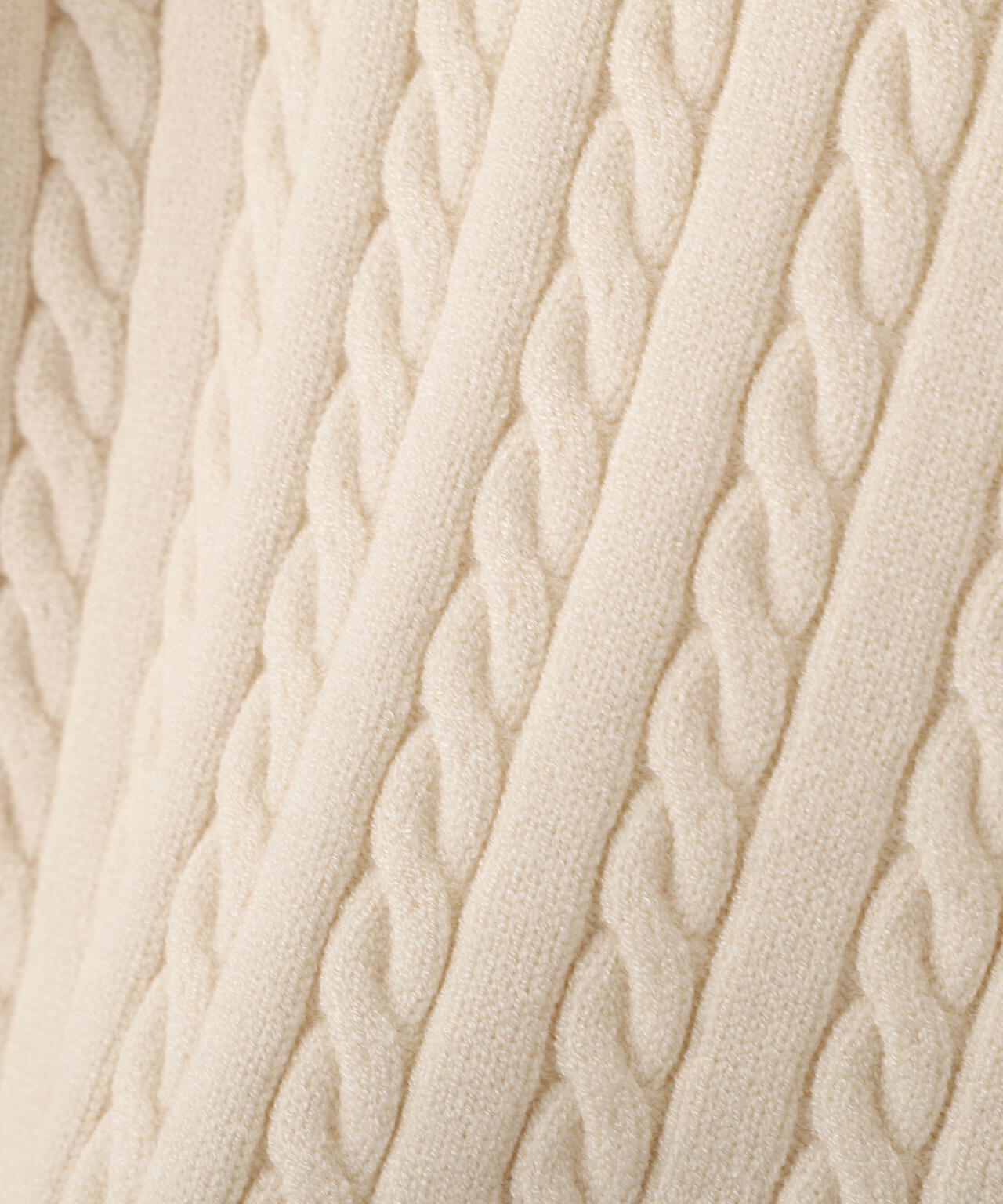 金ボタンミニケーブルカーディガン