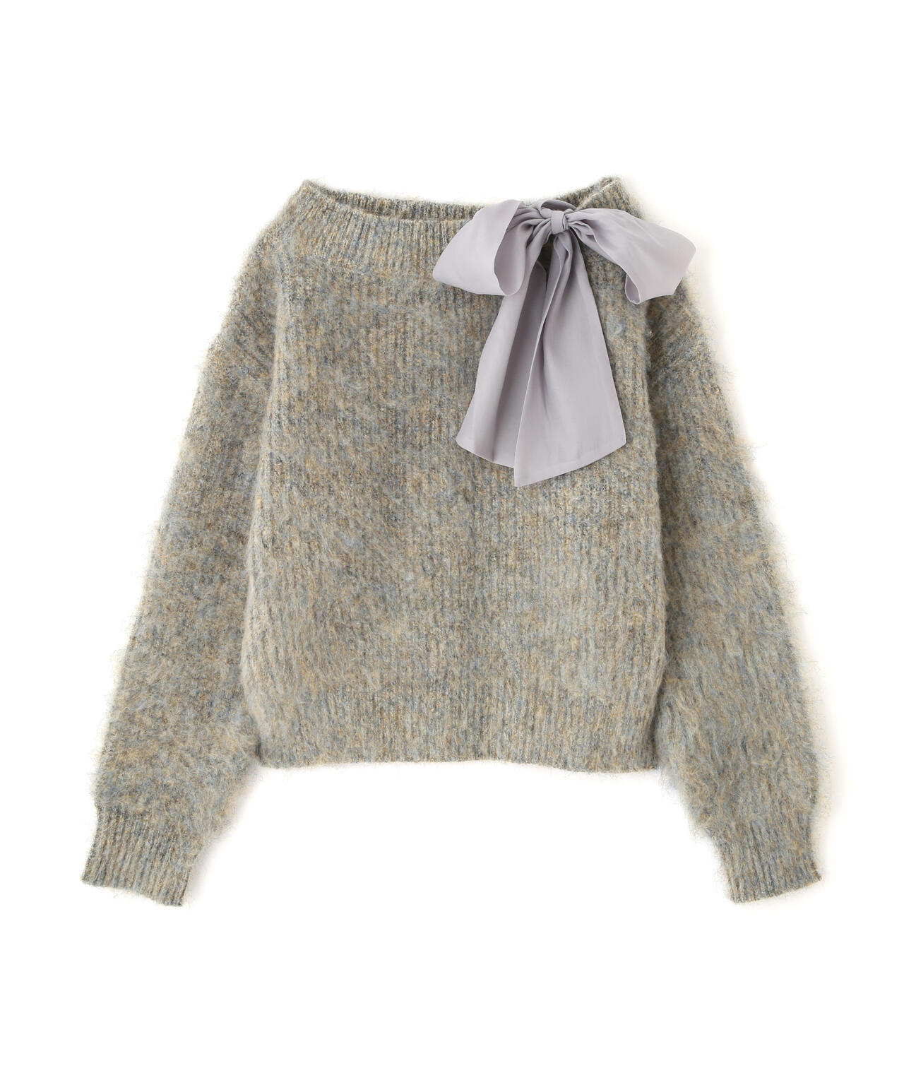 MFM】MIXヤーンオフショルリボンニット | FREE'S MART（フリーズマート