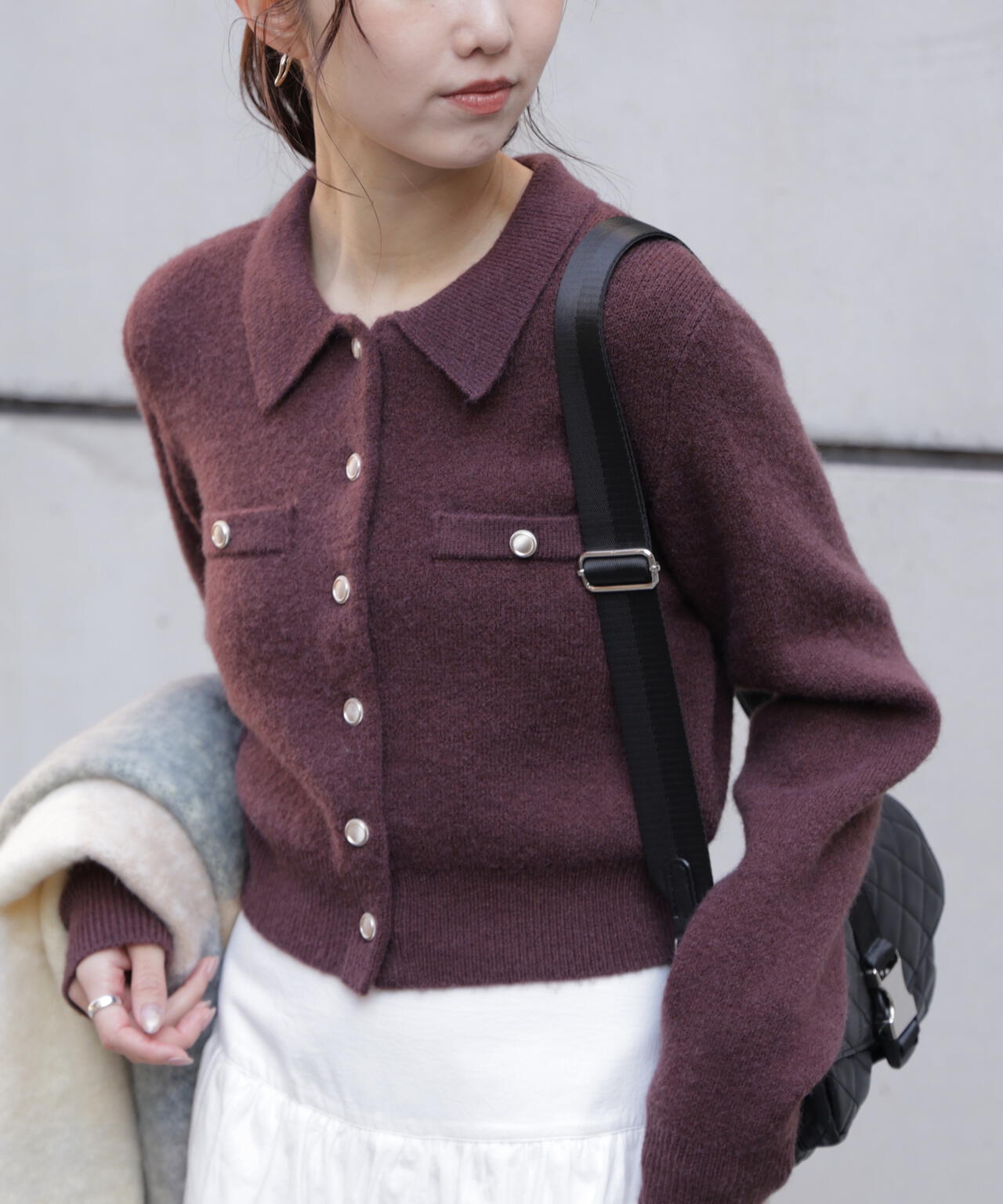 金ボタン前あきポロニット | FREE'S MART（フリーズマート） ｜【公式