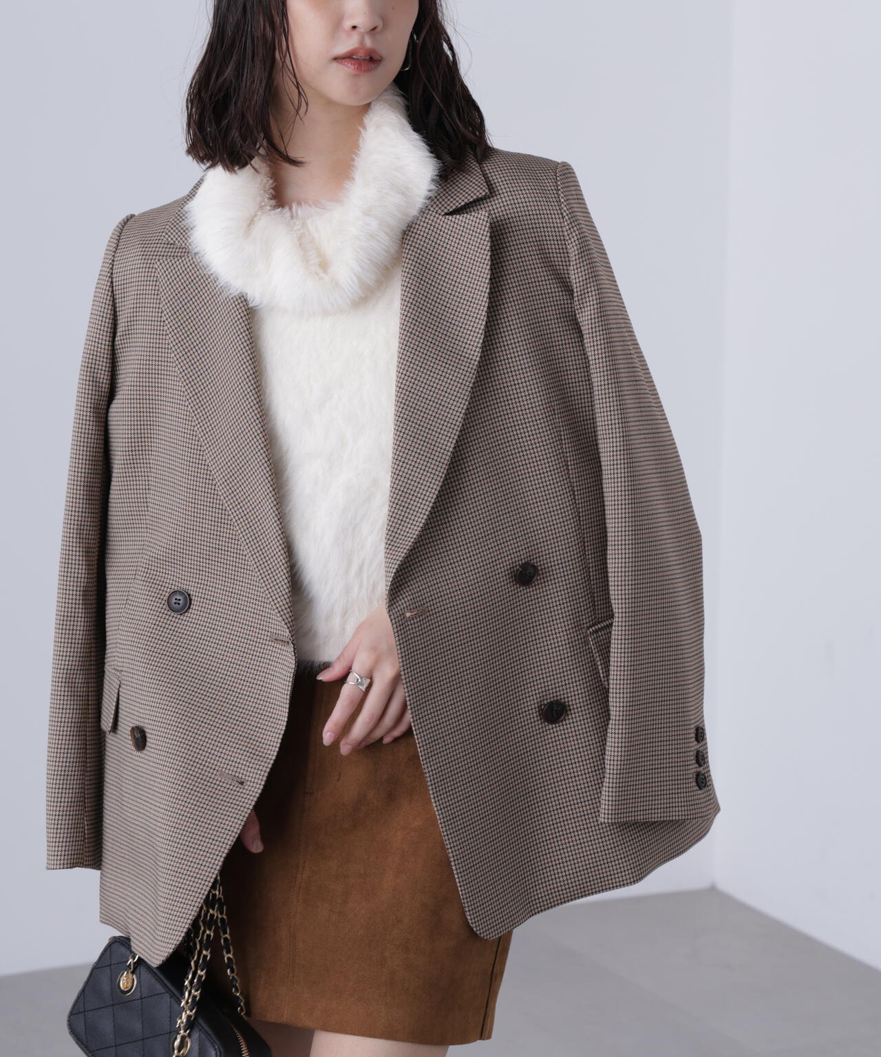 〈ＭＦＭ〉シャギータートルニット