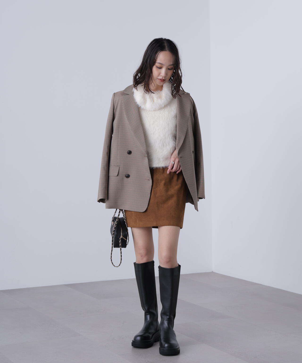 〈ＭＦＭ〉シャギータートルニット